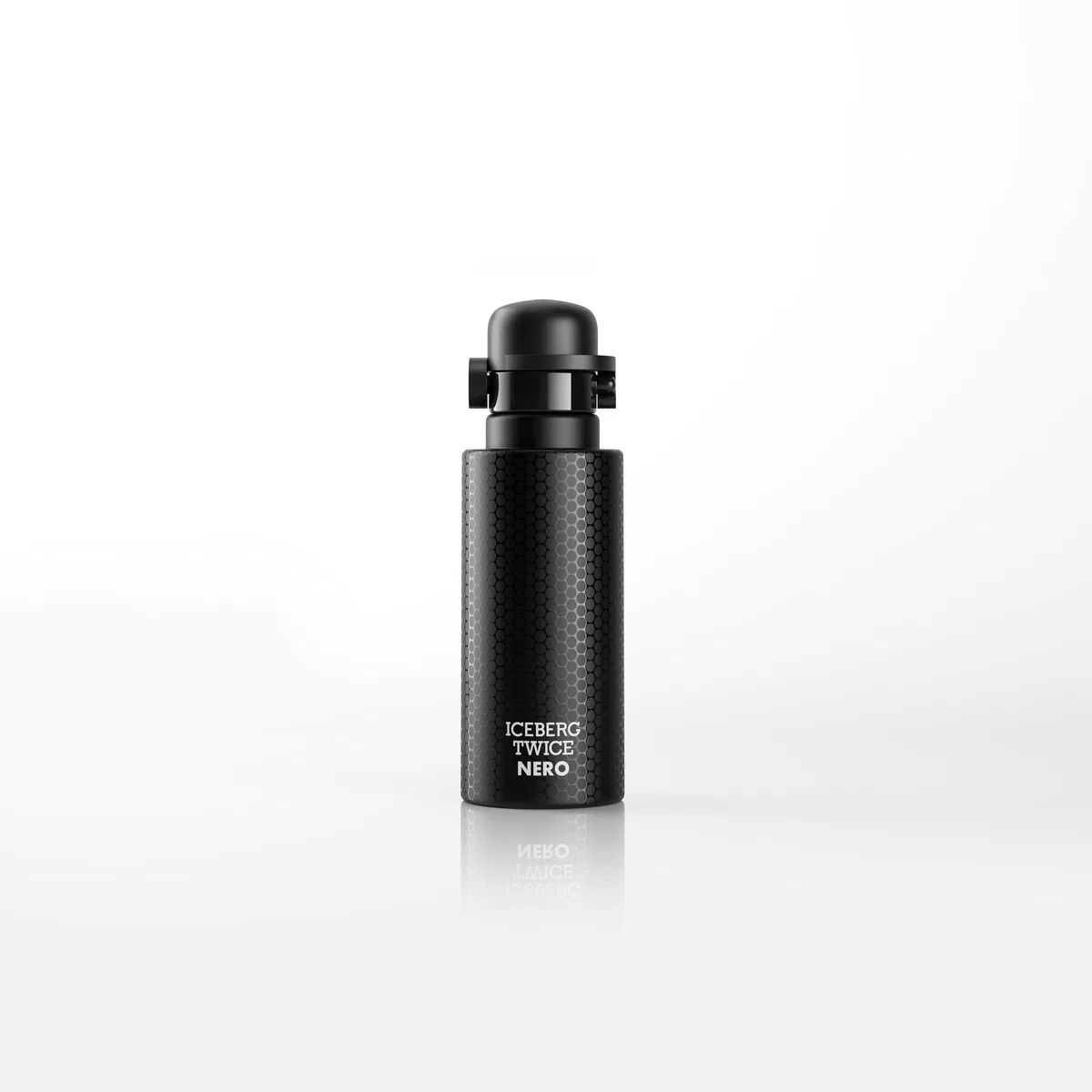 ICEBERG Twice NERO Man – Eau de Toilette 125 ml, Profumo da Uomo dalle Note Woody Oriental, Lussuoso Flacone in Vetro Nero, Fragranza Sport