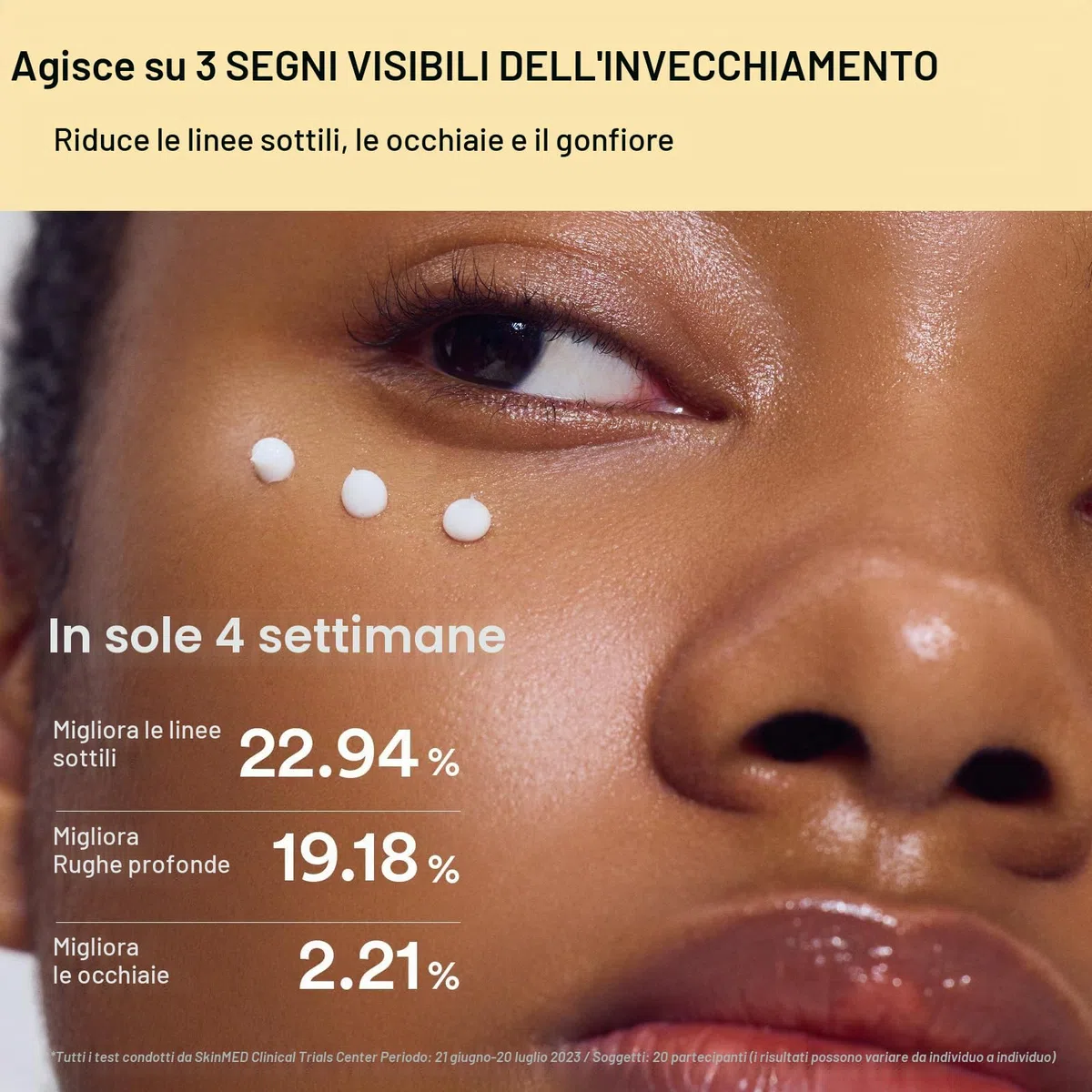 Abib Crema Contorno Occhi Al Collagene Jericho Rose Tube Per Occhiaie E Borse, Linee Sottili Sotto Gli Occhi