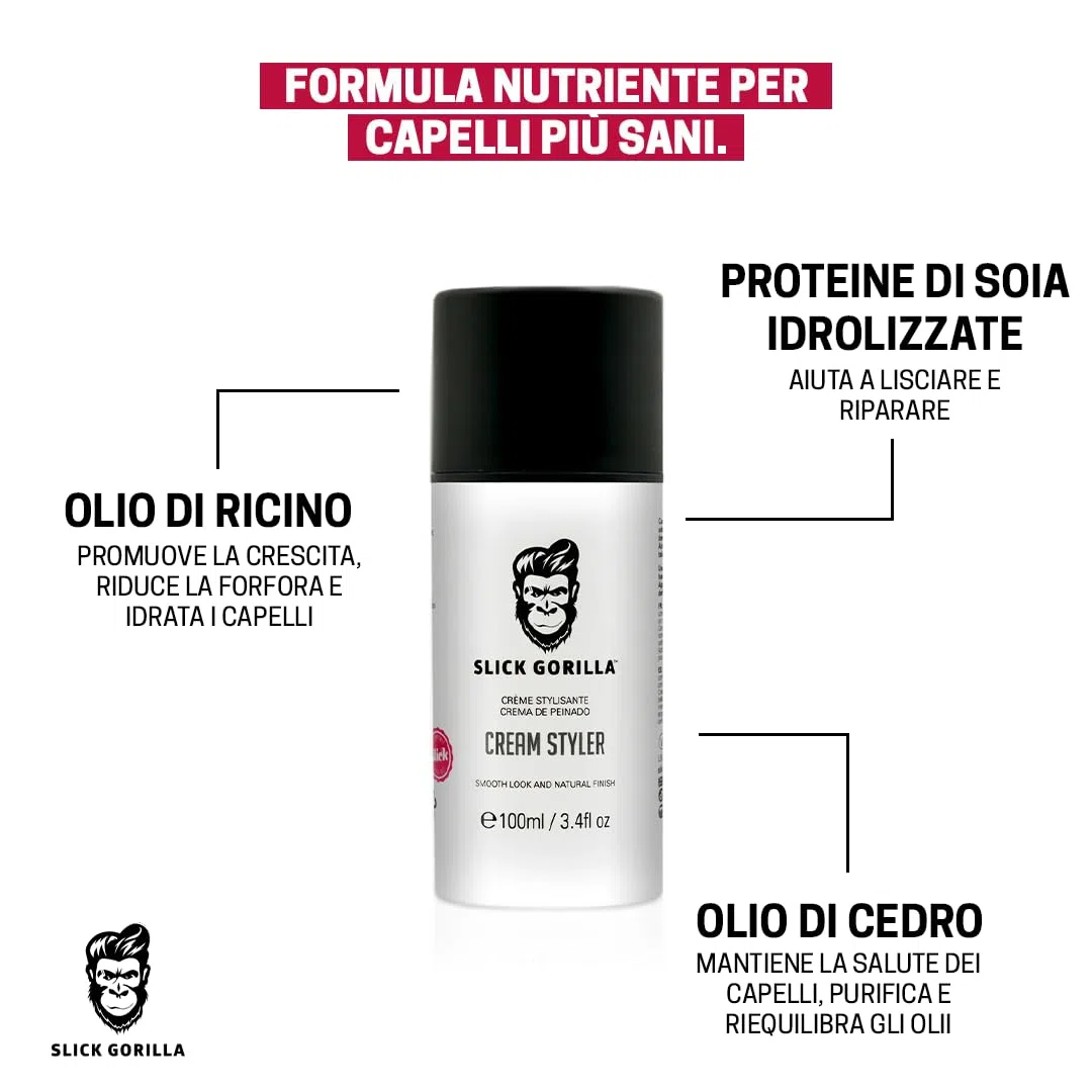Slick Gorilla Crema Styler 100ml/ 3.38fl oz