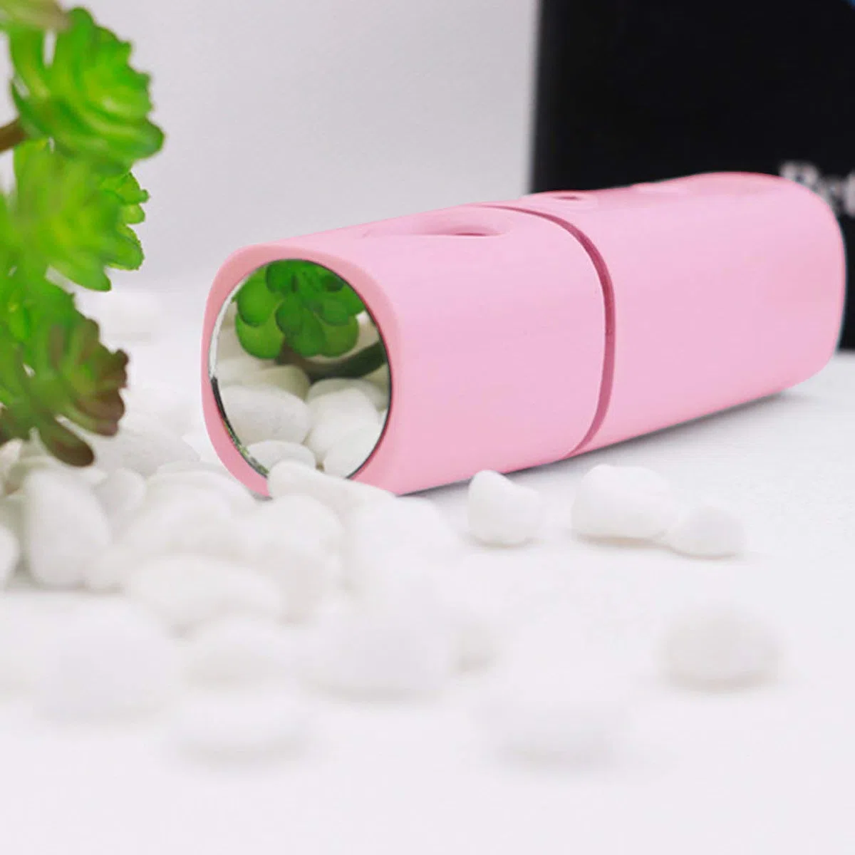YDI Spruzzatore Facciale Nano, Mini Vaporizzatore a Vapore Portatile per Bellezza Pulizia Viso Pori Acqua SPA Idratante - Rosa