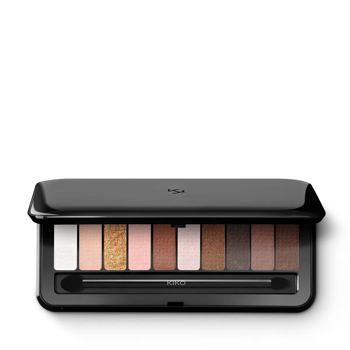 KIKO Milano Soft Nude Eyeshadow Palette 02 | Palette Con 10 Ombretti Multi Finish: Perlato, Mat E Metalizzato