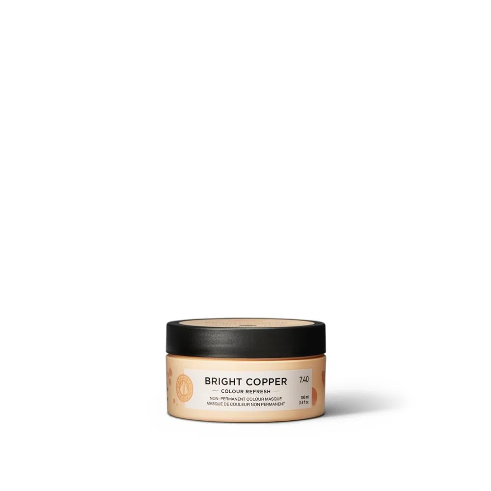 Maria Nila Colour Refresh, Bright Copper 100 ml, maschera per capelli color rame, pigmenti semi-permanenti, prodotto 100% vegano e senza solfati/parabeni