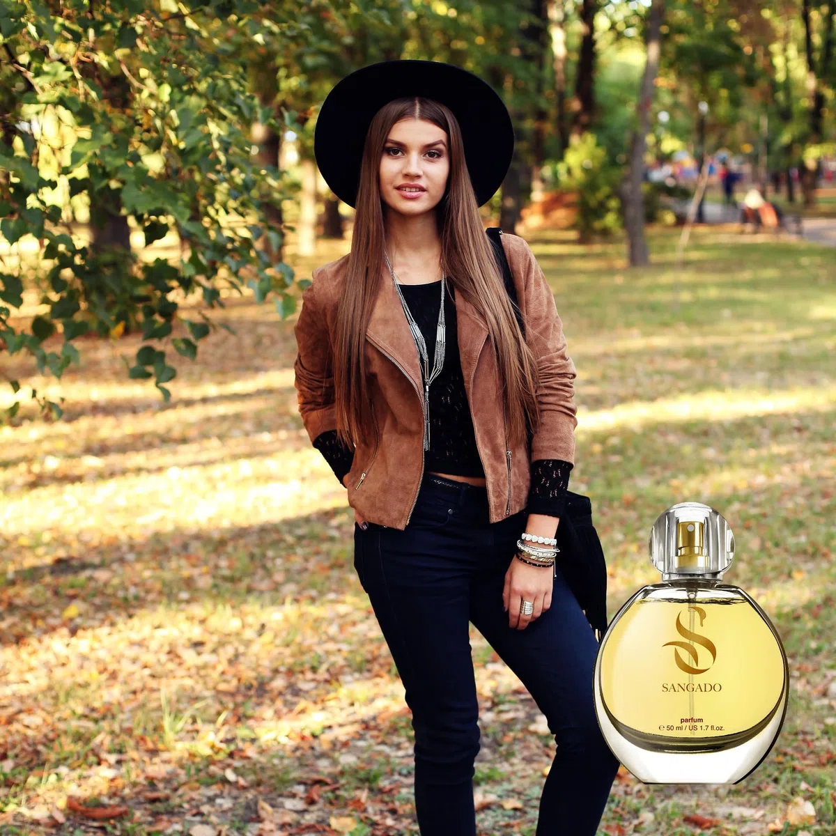 SANGADO Soprannaturale Profumo Per Donne, Lunga Durata 8-10 Ore, Fragranza Lussuosa, Orientale Legnoso, Preziose Essenze Francesi, Extra-concentrato (parfum), Un Grande Regalo, 50 ml