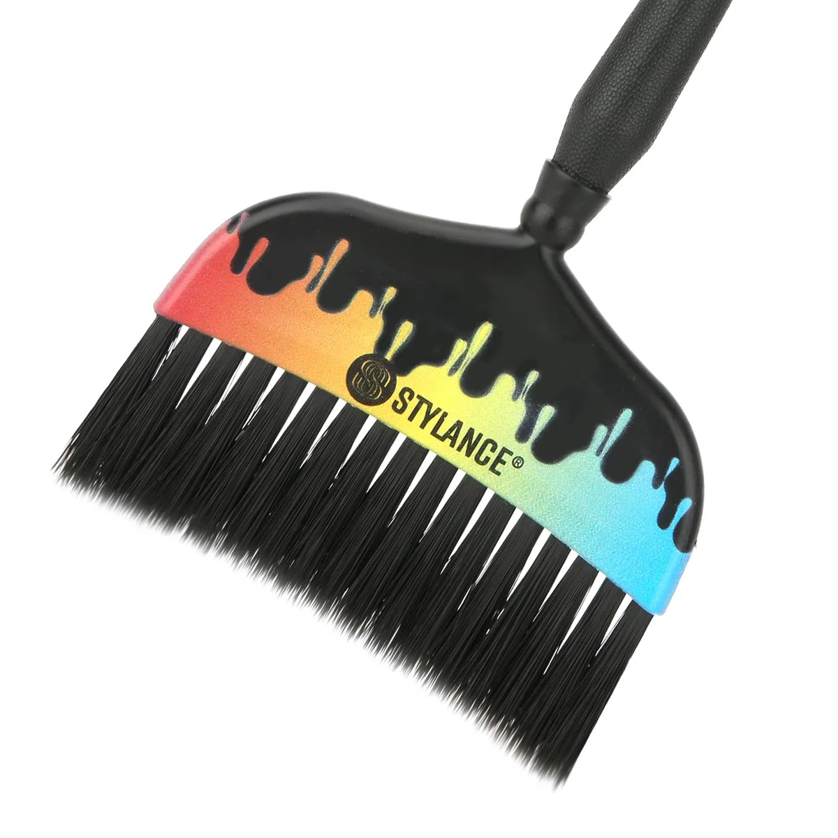 Pennello da colorare per capelli, pennello tintura per capelli, pennello per capelli, per la colorazione dei capelli, nel parrucchiere o a casa (giallo)