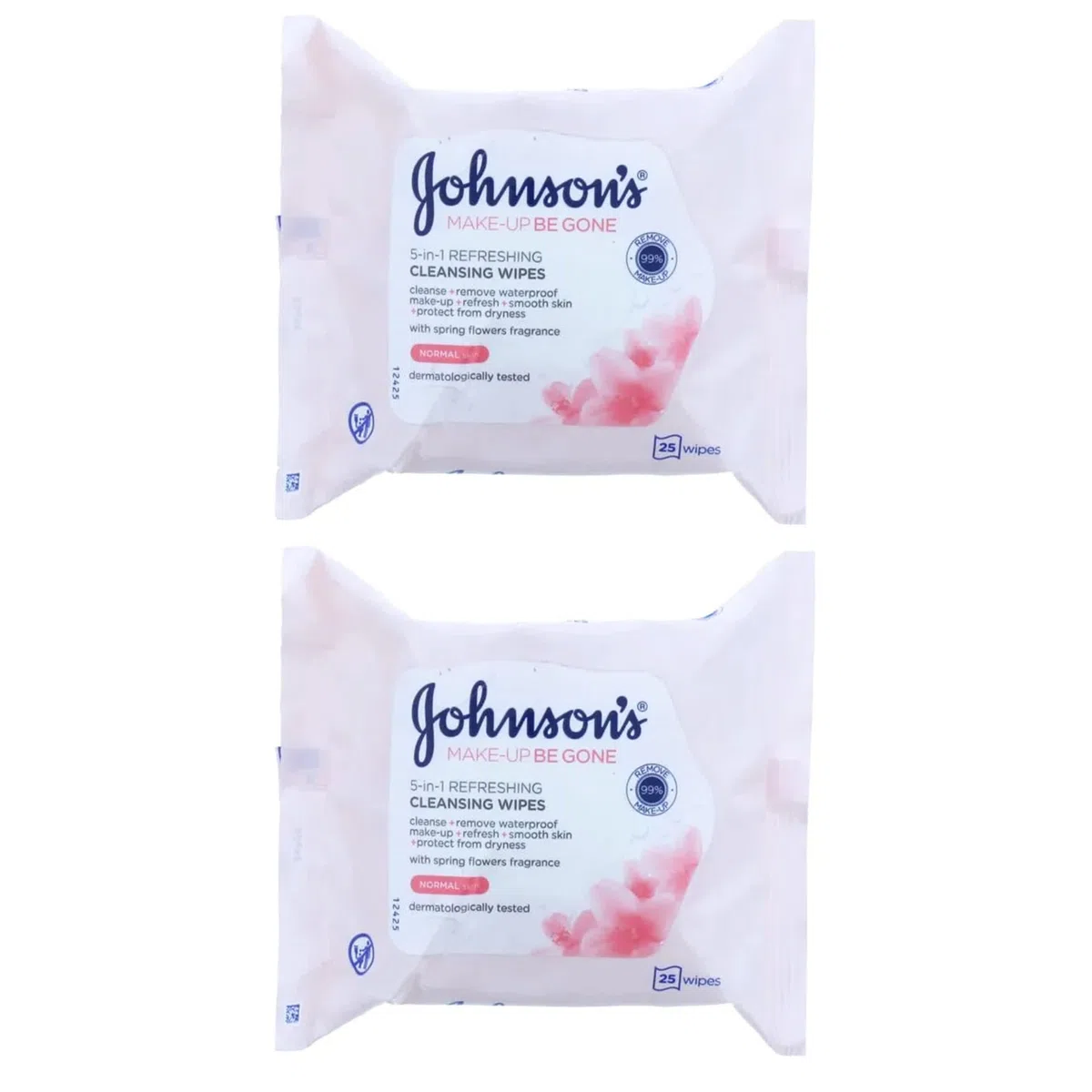 Johnson's Face Care Make Up Be Gone Salviette rinfrescanti – Confezione da 2