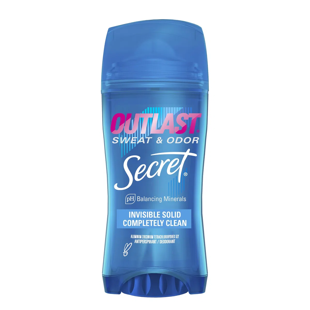 Secret Outlast Completely Clean Scent Women's Invisible Solid Antiperspirant & Deodorant 2.6 Oz by Secret