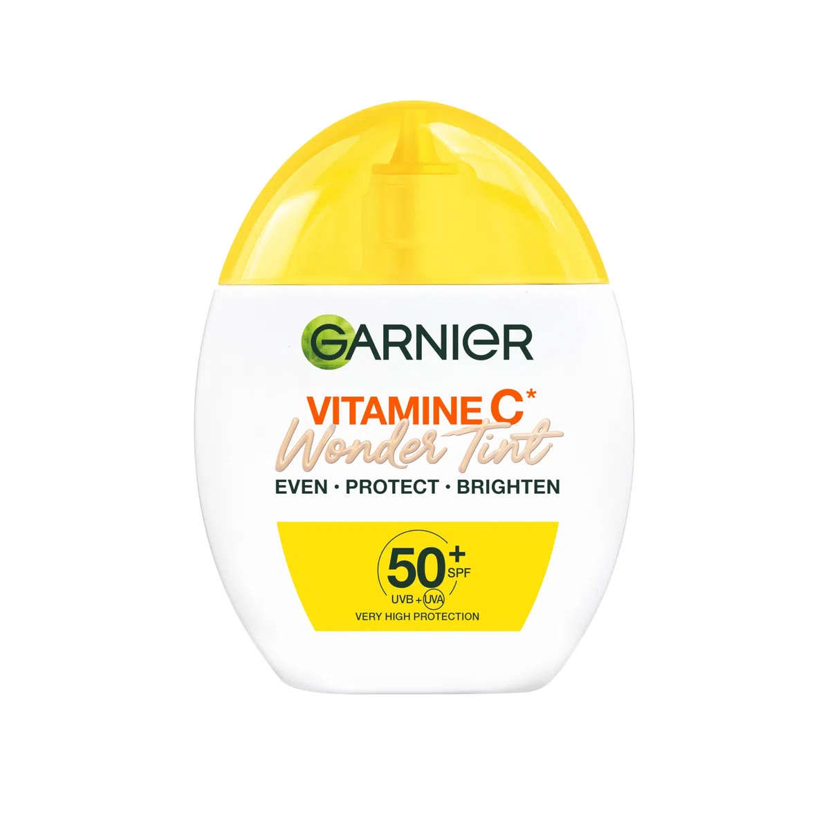 Garnier Vitamina C* Wonder Tint SPF 50+ Light - Protegge e illumina - Fluid colorato con copertura leggera - 40 ml