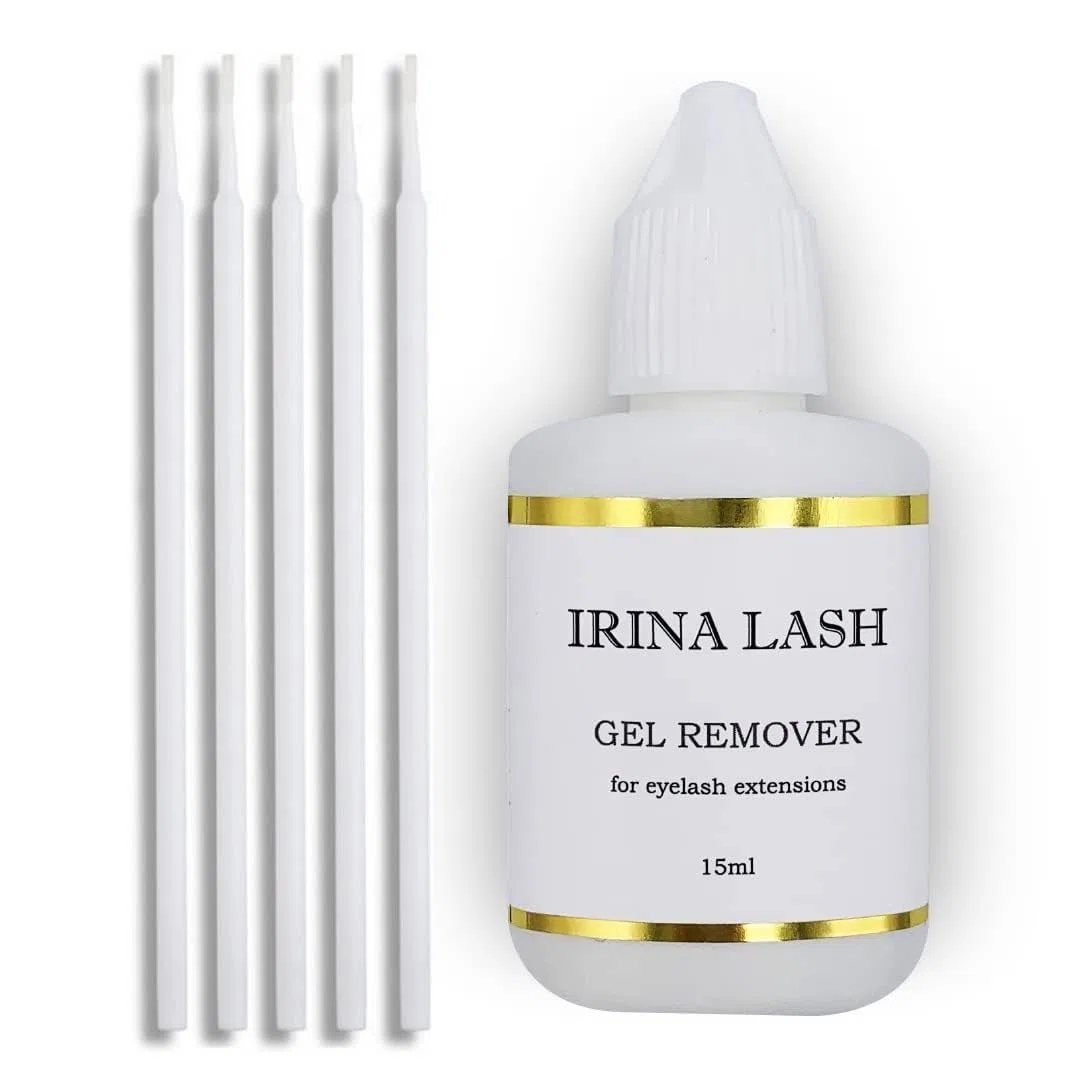 Gel Remover Ciglia Presto che rimuove ogni ciglia singolarmente Registrazione Sanitaria 15 ml Trasparente - Irina Lash