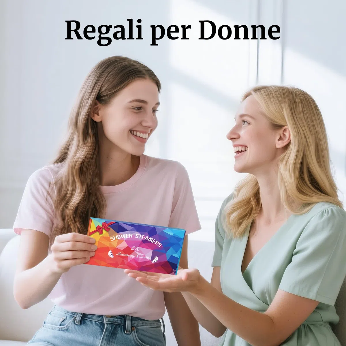 8 Bombe da Doccia, Linkax Idee Regalo Donna, Shower Bomb Con Oli Essenziali Naturali per Relax e Benessere, Regalo Donna, Uomo, Amica, Compleanno, San Valentino, Festa Della Mamma