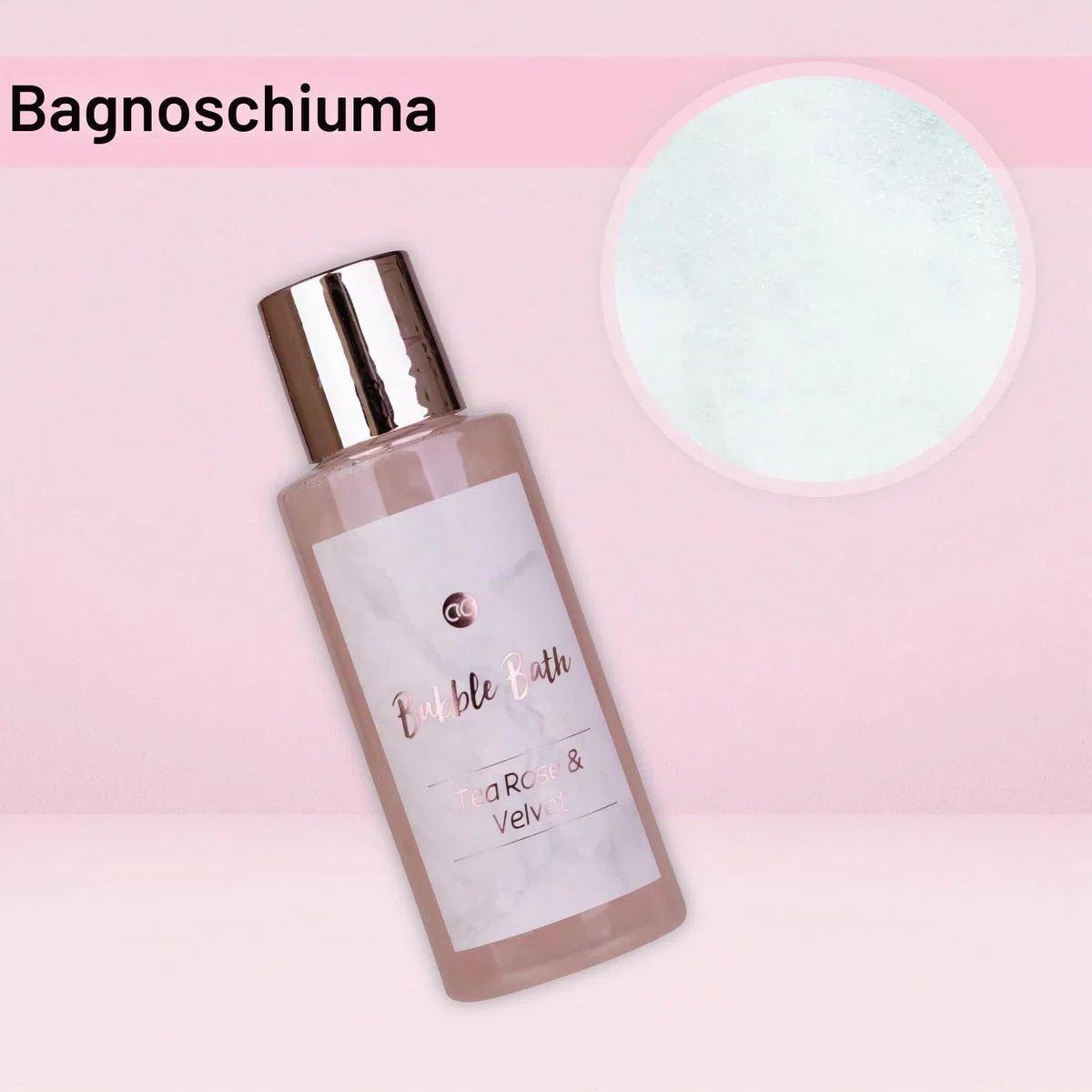 accentra, set da bagno MARBLE in bellissime pompe rosa 4 pezzi da bagno, bellezza, cura - per un'esperienza SPA rilassante