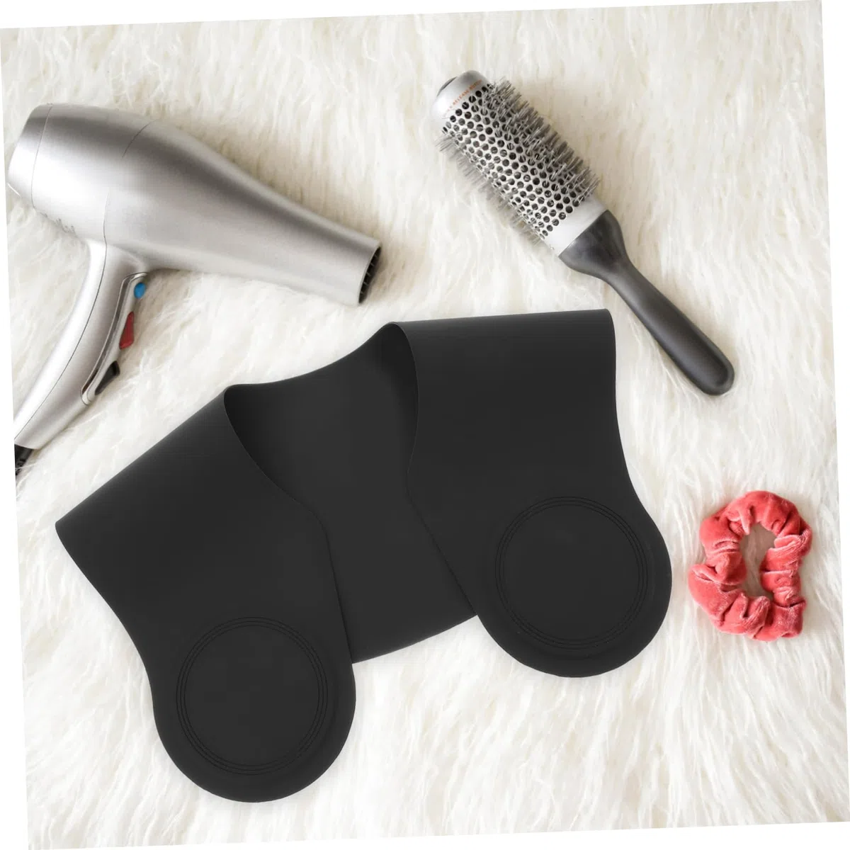 Mipcase Collare Da Taglio in Silicone Resistente Per Mantello Parrucchiere Protezione Collo Per Permanenti e Styling Chioma Bagnati
