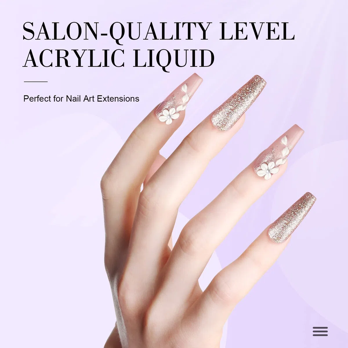 Saviland 180ml Monomero per Unghie Acriliche - EMA Liquido Acrilico per Acrilico in Polvere | Non ingiallimento | Forte adesione | Acrylic Monomer Liquid Acrylic Nails Nail Extension&Carving