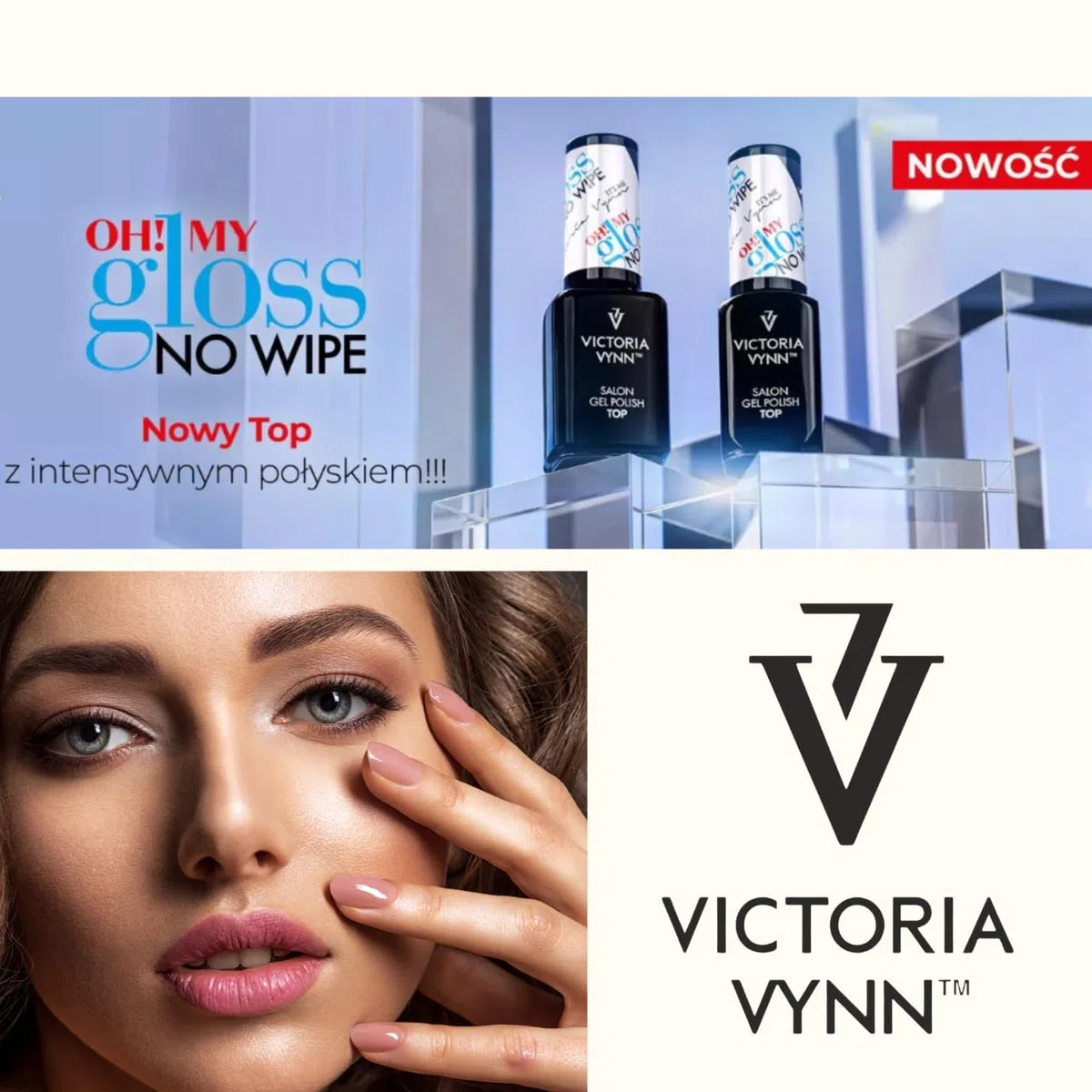 Victoria Vynn Gel Polish Top OH! MY GLOSS No Wipe UV LED Smalto per unghie Soak Off Manicure 15ml