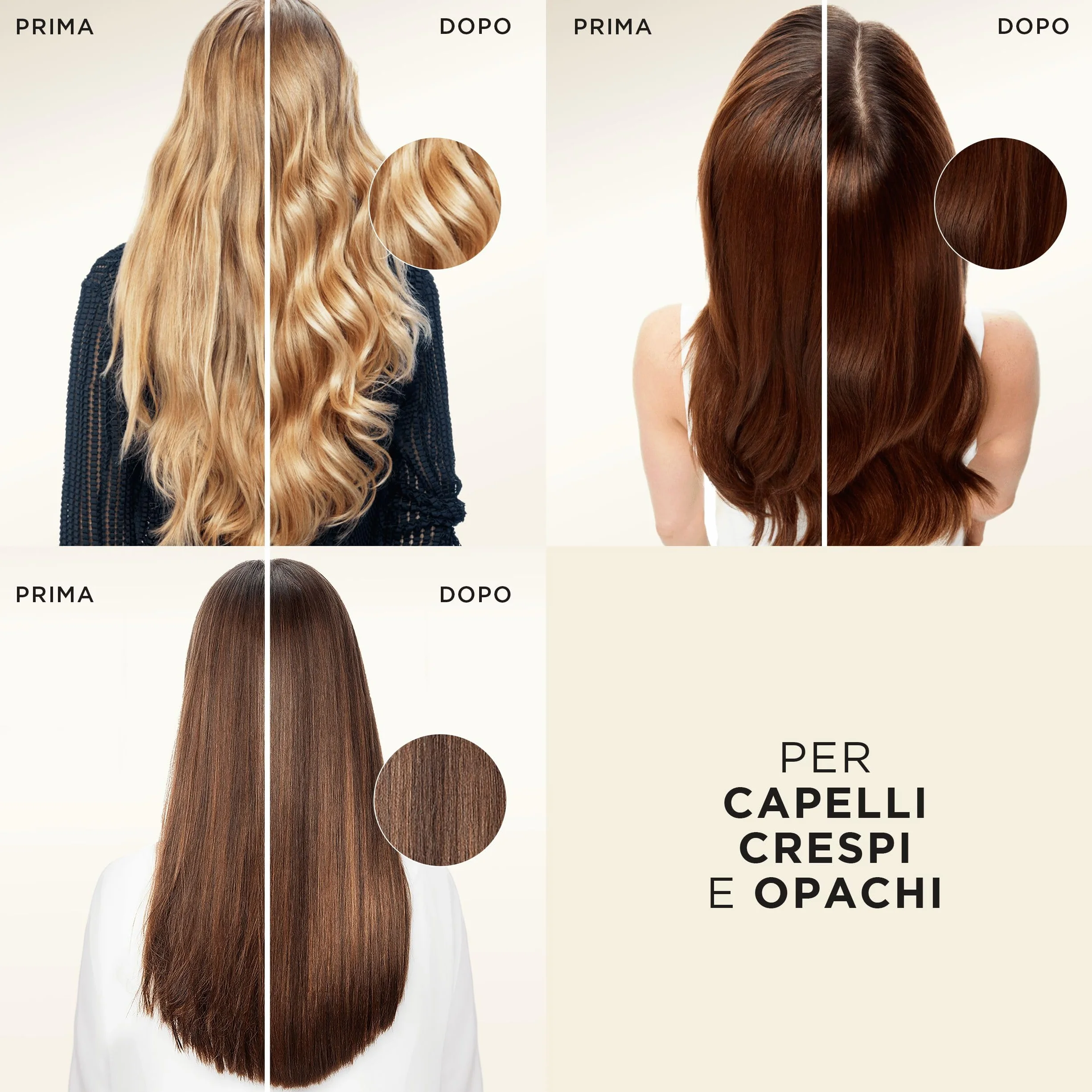 Pantene Pro-V Lisci Effetto Seta Balsamo 6x230ml per Capelli Crespi e Opachi, Balsamo Quotidiano, Con Vitamina B5 e Miscela di Nutrienti, Senza Olio Minerale e Coloranti, Tecnologia Active Nutri-Plex