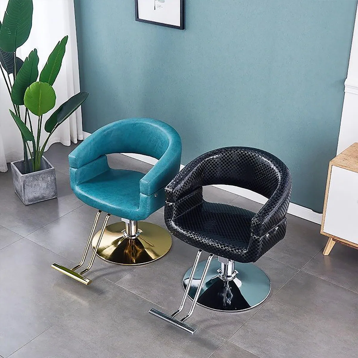 Poltrona da Barbiere da Salone, poltrone idrauliche Classiche per Parrucchiere, Poltrona da Barbiere Professionale per Taglio di Capelli, Attrezzatura per Tatuaggi, Bellezza e rasatura, A (K)