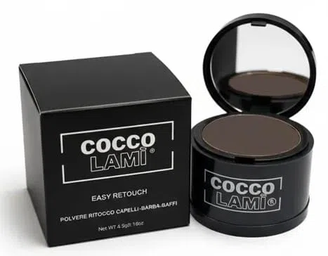 EASY RETOUCH DARK BROWN Polvere Ritocco Capelli-Barba-Baffi 4,5 gr