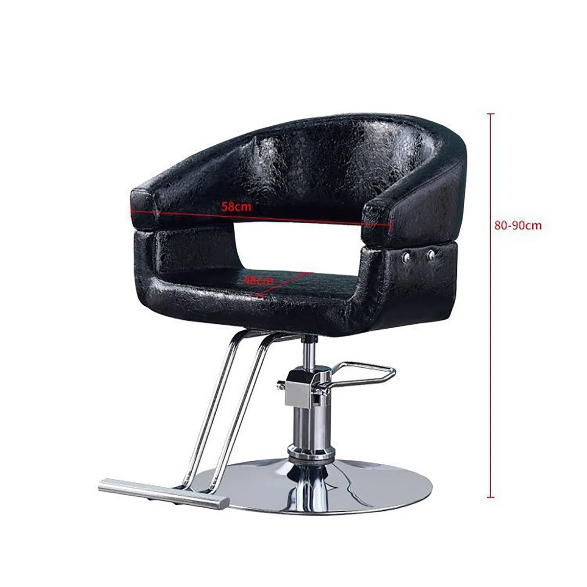 Poltrona da Barbiere da Salone, poltrone idrauliche Classiche per Parrucchiere, Poltrona da Barbiere Professionale per Taglio di Capelli, Attrezzatura per Tatuaggi, Bellezza e rasatura, A (K)