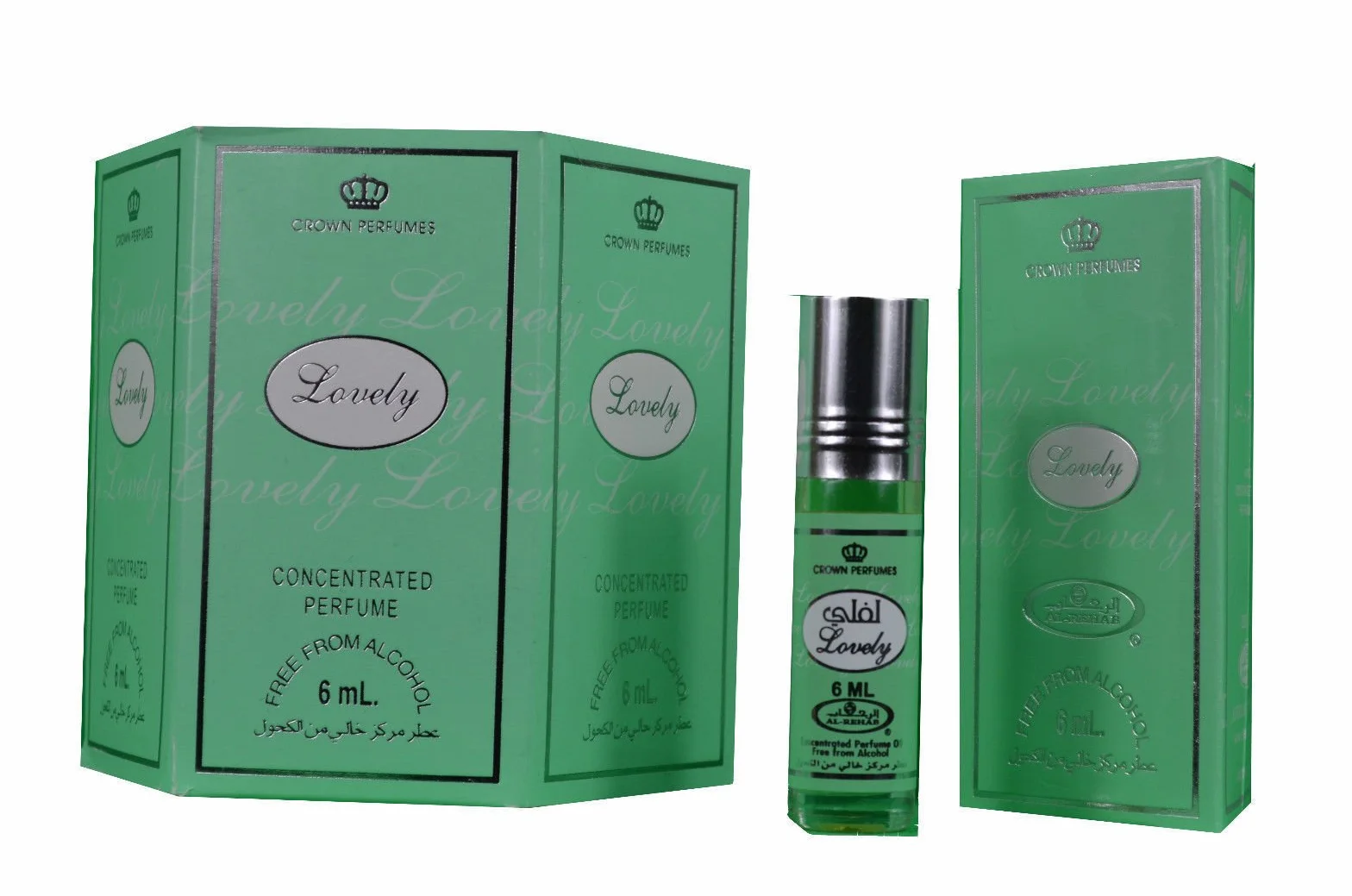 AL-Rehab Lovely Confezione da 6x 6ml Olio di profumo–direttamente a partire da Al Rehab REGNO UNITO Distributore