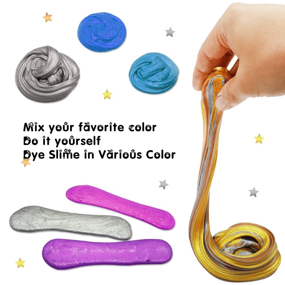 DEWEL Polvere di Mica, 20 colori, pigmenti in polvere, colori per resina epossidica per Fare Resina,Sapone,Bombe da Bagno,Epossidica,Candela,Trucco,Artigianato
