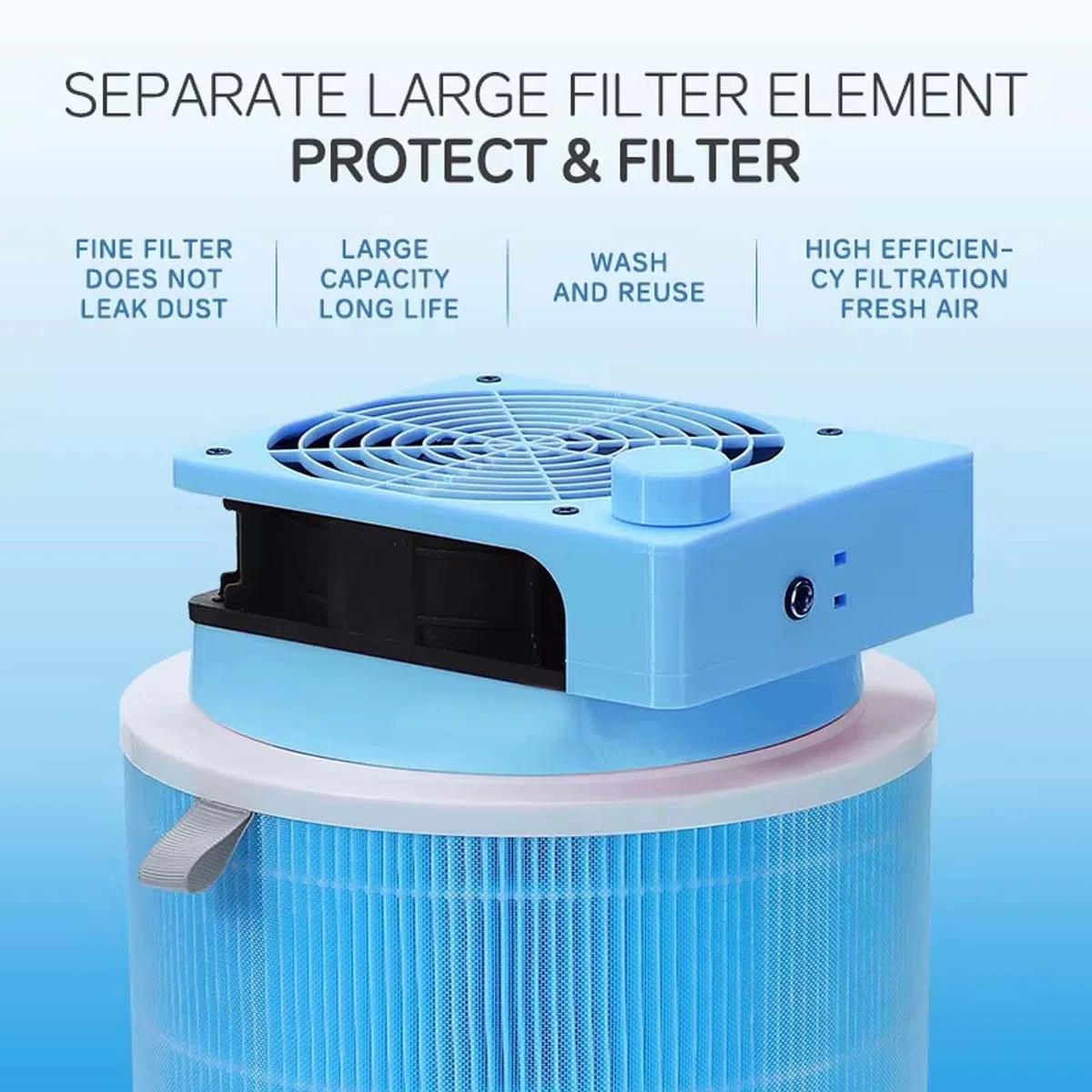 MRKU Aspiratore per Polvere di Fresa per Unghie con Filtro Lavabile, aspirazione silenziosa, aspirapolvere per Manicure, Ventola a Pedale da 40 W, Controllo Intelligente a 3 velocità, Adatto