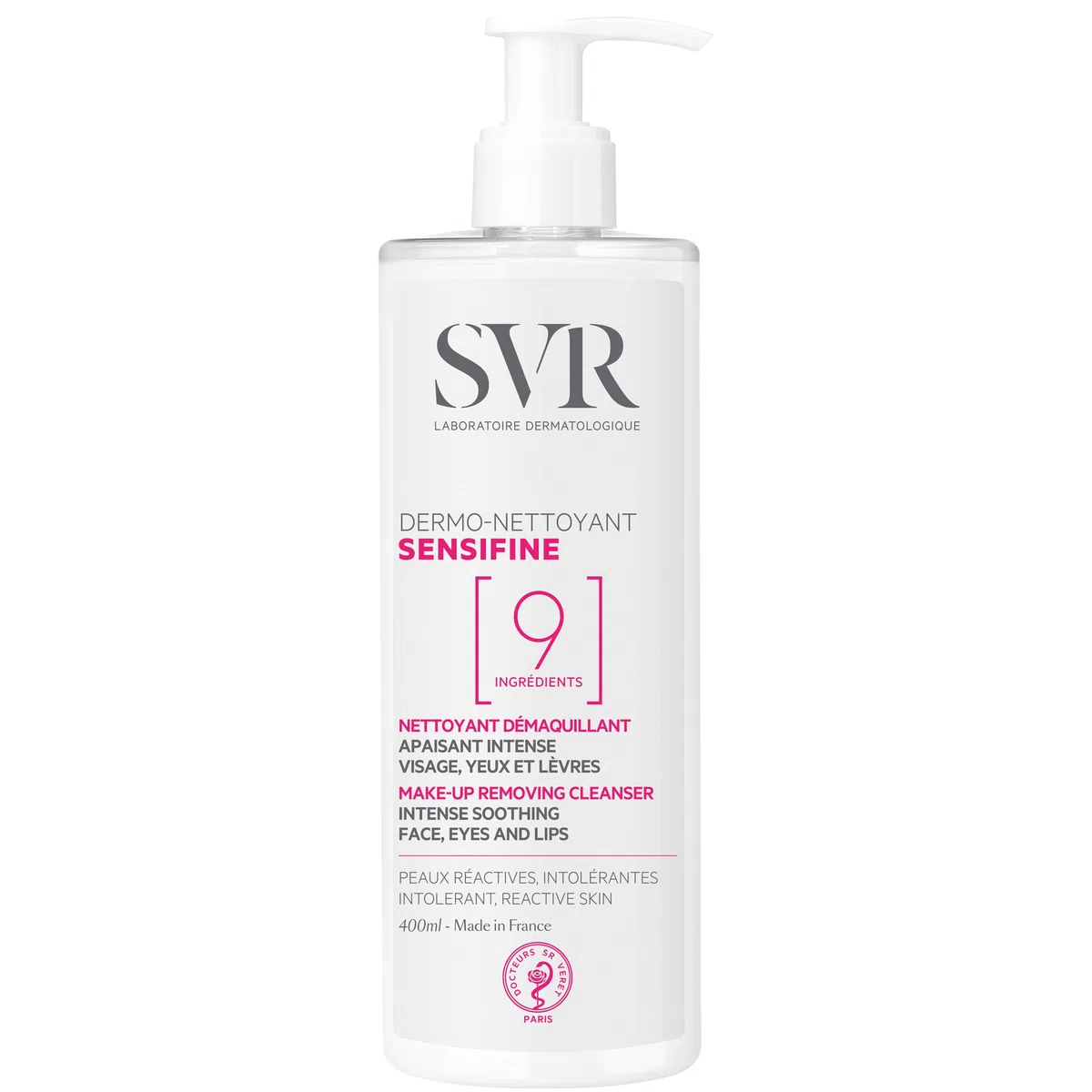 SVR - SVR Sensifine Dermo-Nettoyant Detergente Struccante Lenitivo 400ml - 935612782