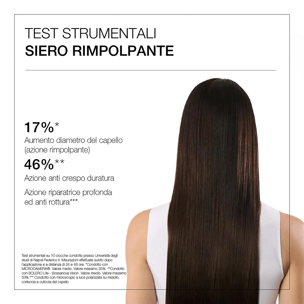 Diego dalla Palma | LISCIOSPAGHETTO Siero Rimpolpante Booster Lisciante Riparatore Intensivo con Acido Ialuronico, 150ml