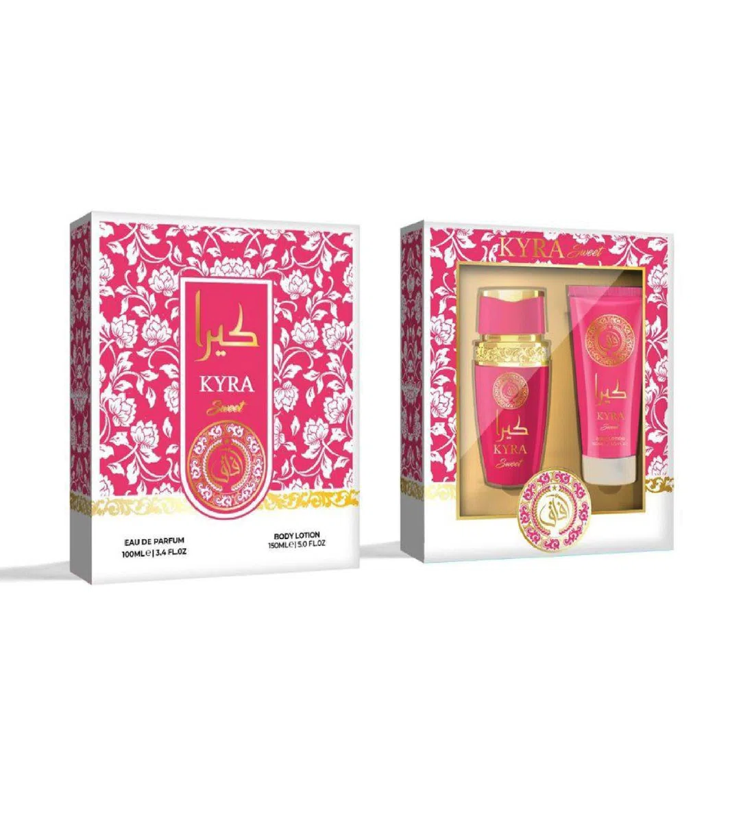 Kyra Sweet Yara Candy Cofanetto Profumo Donna EDP 100ml + Crema Corpo 150ml – Gardenia, Fragola, Vaniglia, Ambra – Fragranza Dolce e Fruttata – Idea Regalo