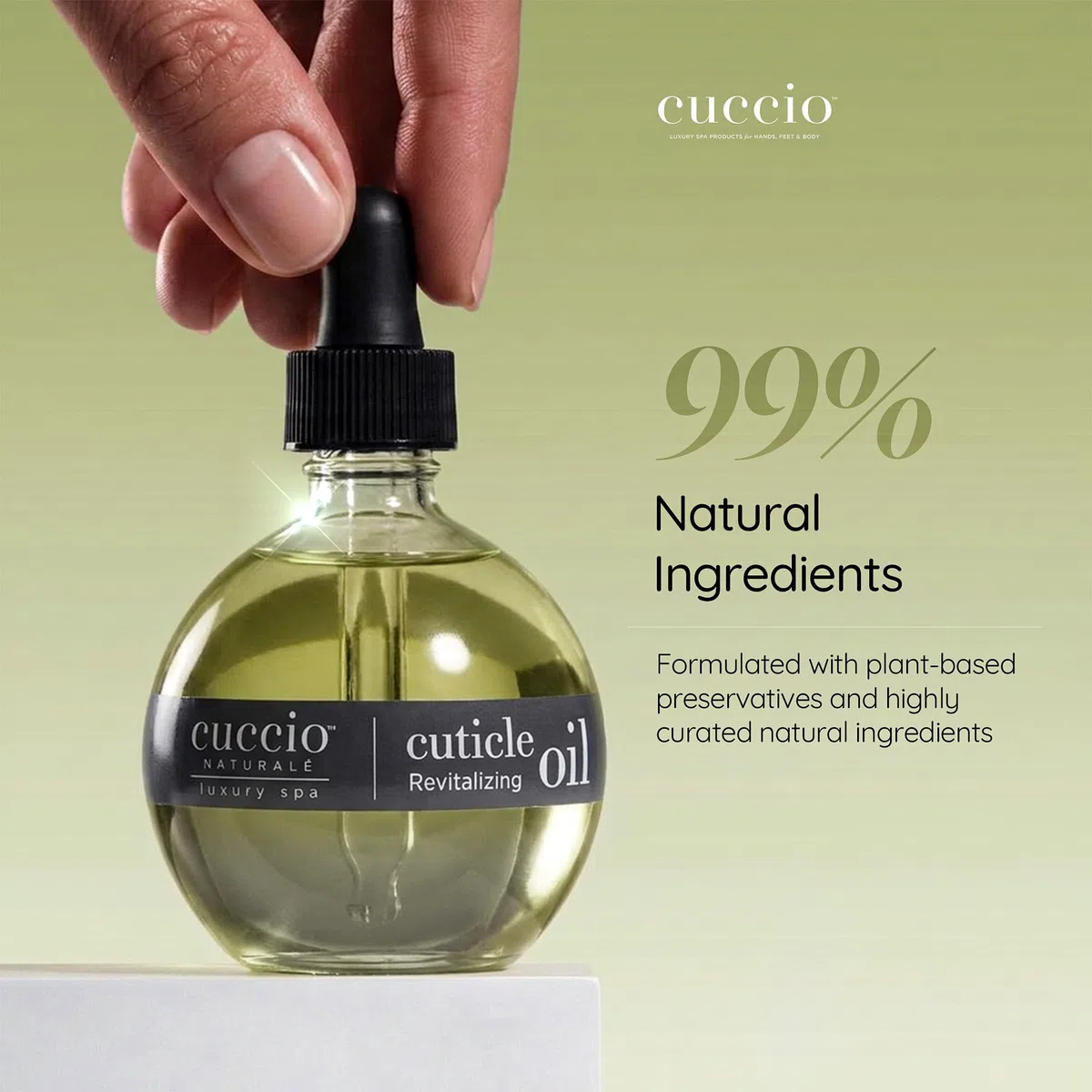 Cuccio Naturale - Olio rivitalizzante per cuticole agli agrumi e bacche selvatiche, 75 ml, rosso