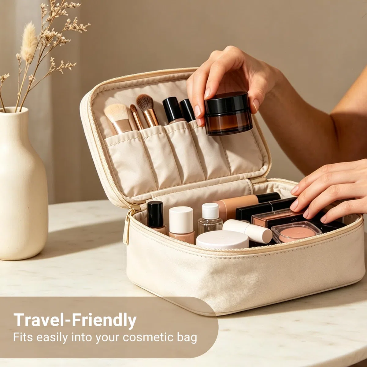 Set di 12 barattoli di vetro marrone da 20 ml con tappo a vite con inserto spatola ed etichette per cosmetici crema oli e unguenti contenitori da viaggio (Effetto Legno)