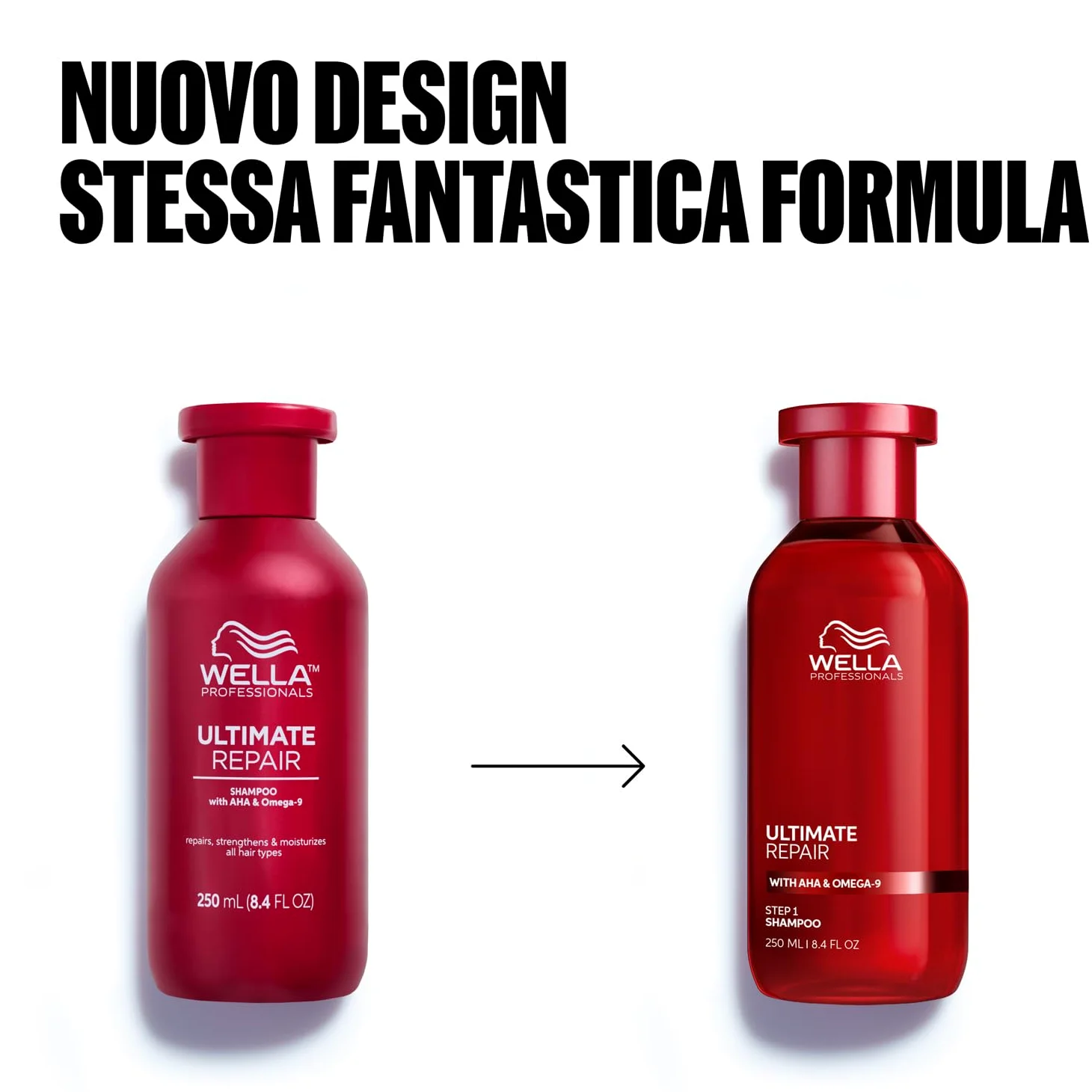 Wella Professionals ULTIMATE REPAIR Shampoo, Shampoo Professionale Rimuove le Impurità e Ricostruisce i Capelli, Per Tutti i Tipi di Capelli Danneggiati