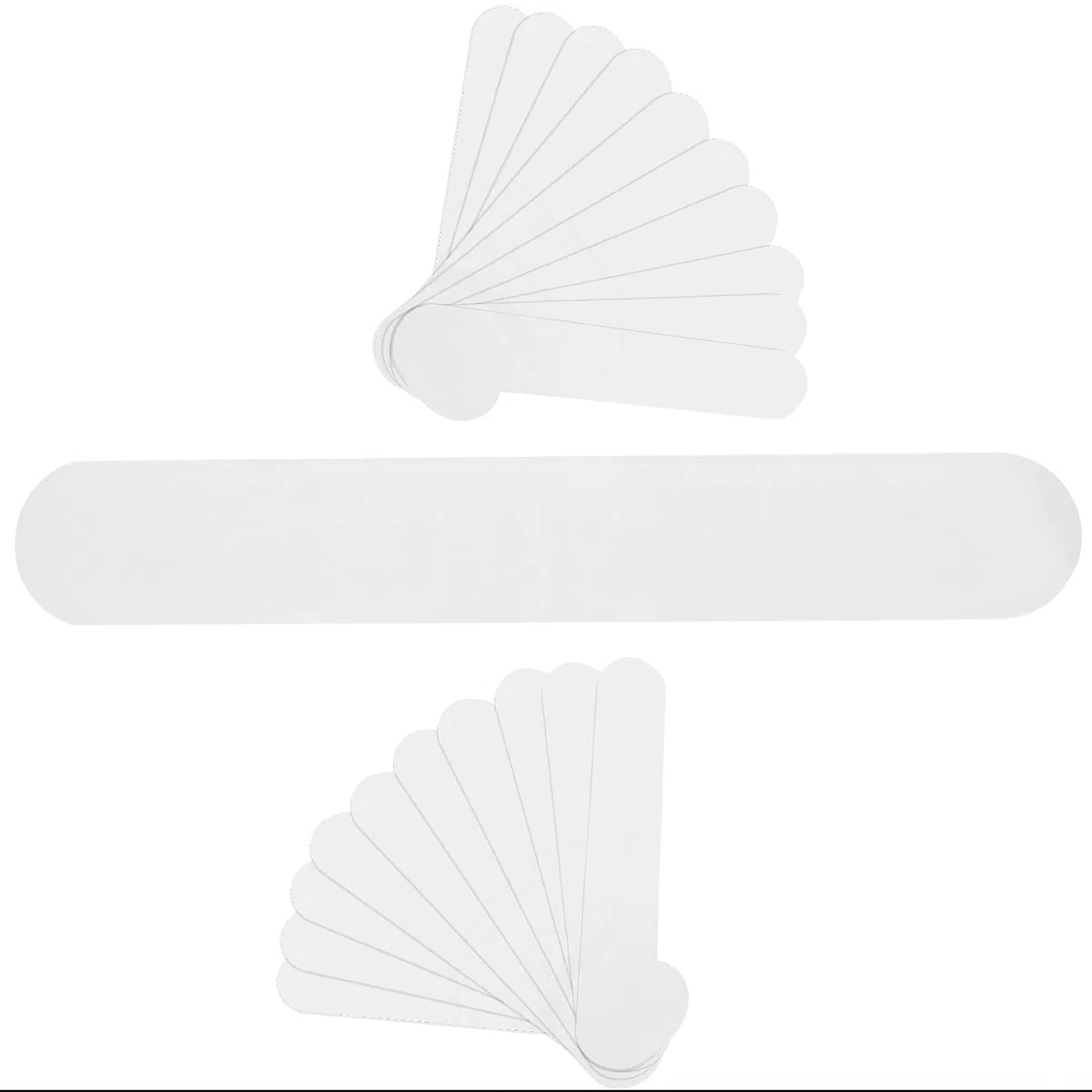 20 Pezzi Cuscinetti per il Sudore del Colletto Collare del Cappello Monouso Macchie di Sudore Cuscinetti per la Fodera del Collo Autoadesivi, Cuscinetti per il Sudore della Protezione del(Bianco)