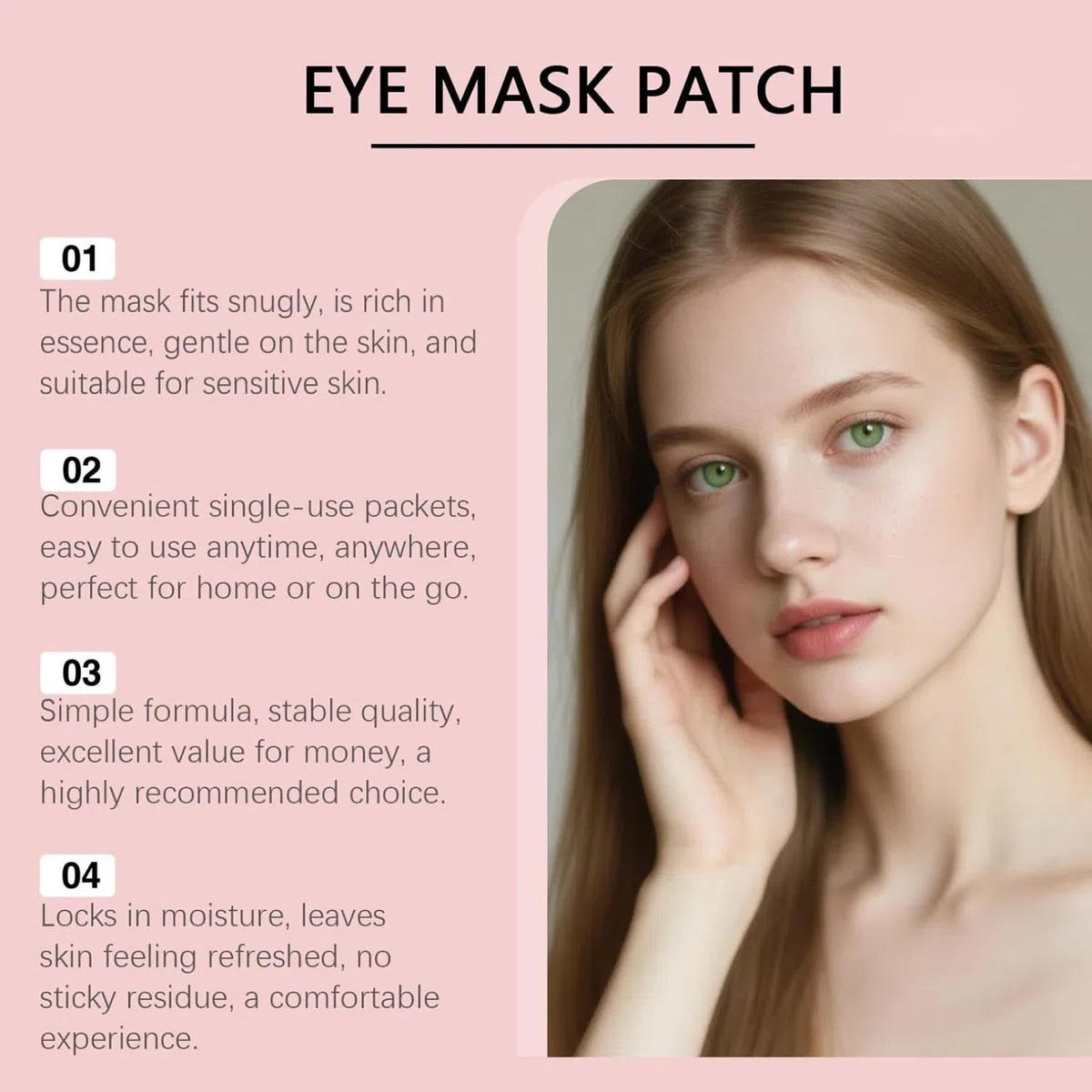 Maschera per gli occhi al collagene, nuova maschera per gli occhi profonda al collagene, patch sotto gli occhi per occhi gonfi e occhiaie, cerotti per gli occhi al collagene per adulti, cura della