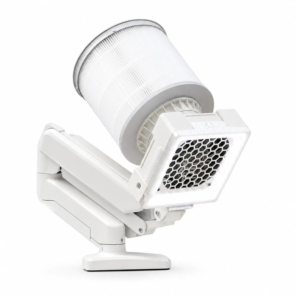 Aspirapolvere for manicure da tavolo 36W+5W Illuminazione Clip-On