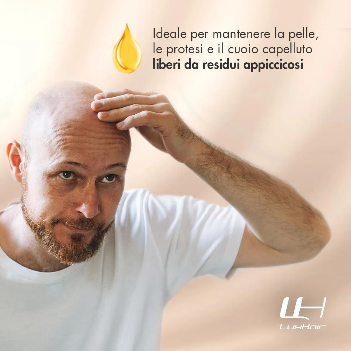 LuxHair C22 solvente per protesi capelli, extension e parrucche. Aiuta a rimuovere la colla per capelli e i nastri dai capelli e dal cuoio capelluto | 250 ml |