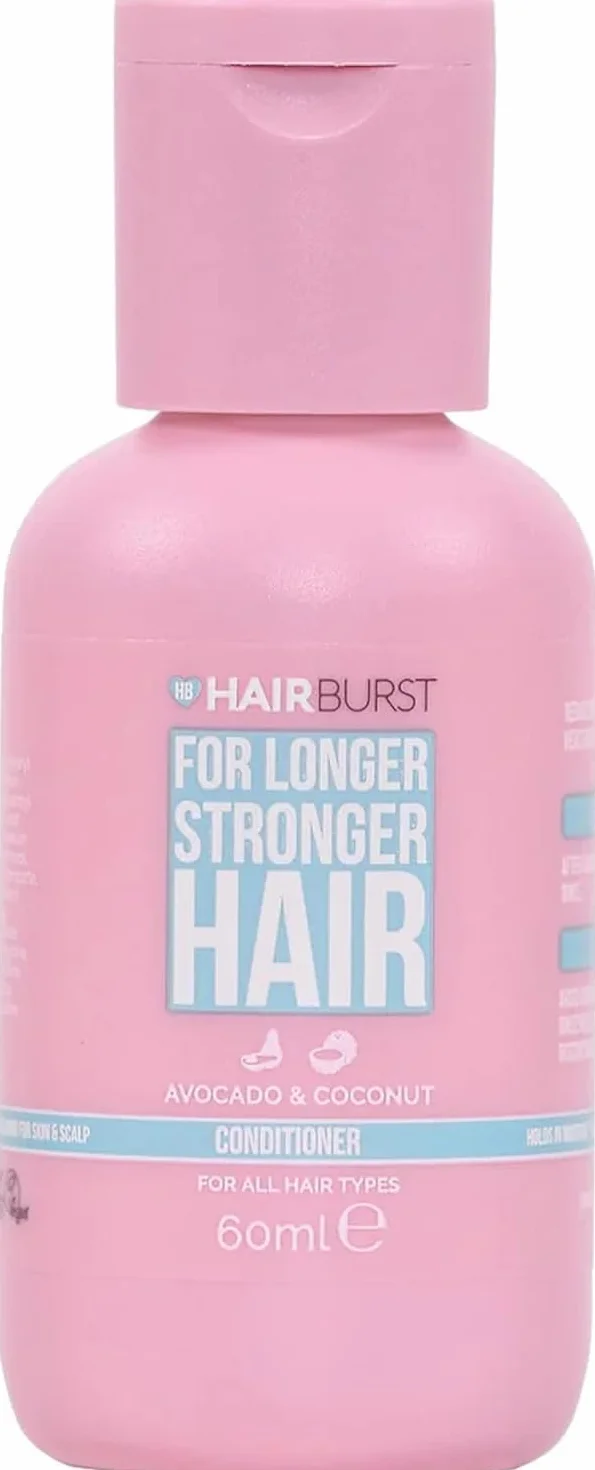 HAIR BURST Balsamo da viaggio per donne — Balsamo da vacanza per la perdita - Stimola la crescita sana dei capelli - Cresci capelli più lunghi e splendidi - Mini 60ml