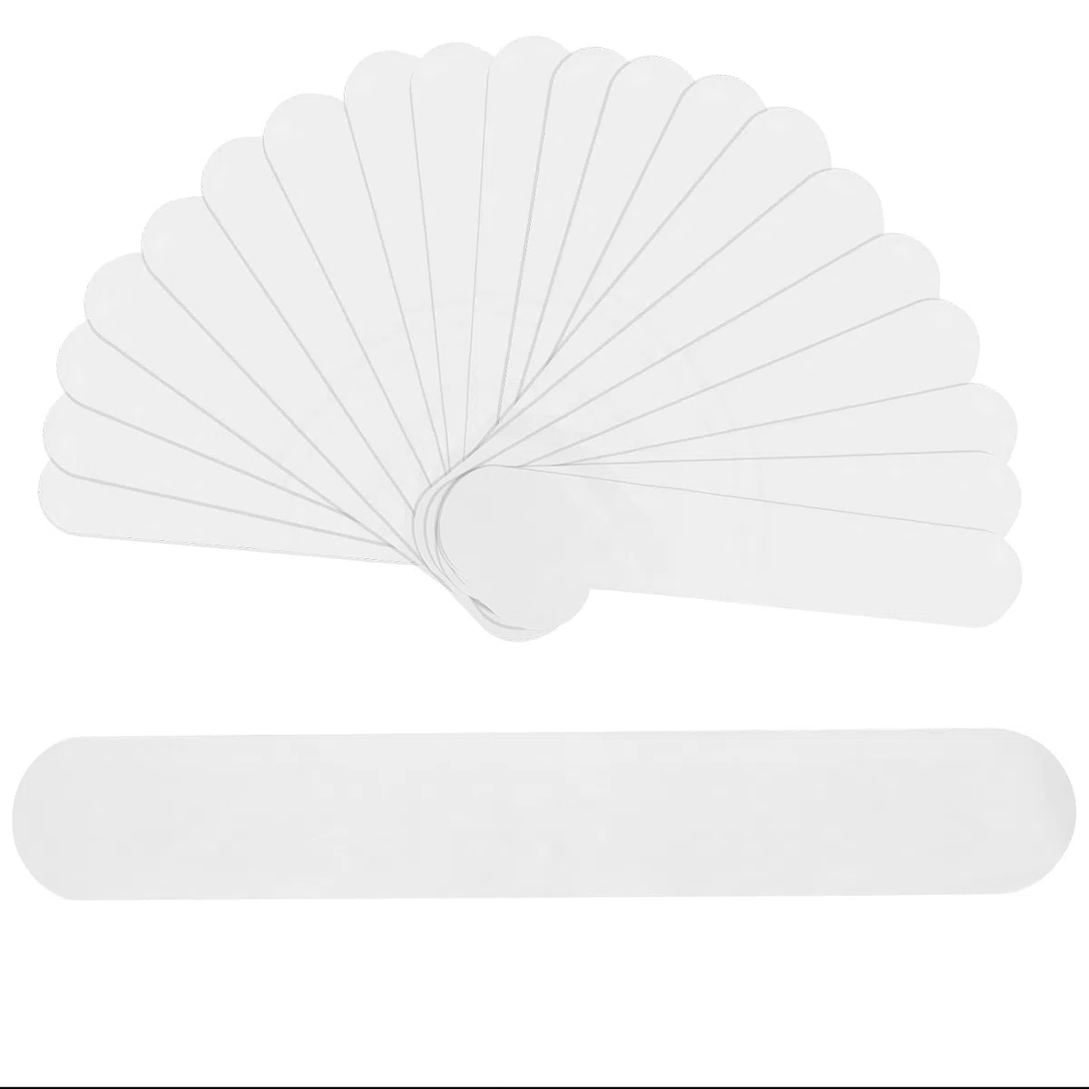 20 Pezzi Cuscinetti per il Sudore del Colletto Collare del Cappello Monouso Macchie di Sudore Cuscinetti per la Fodera del Collo Autoadesivi, Cuscinetti per il Sudore della Protezione del(Bianco)