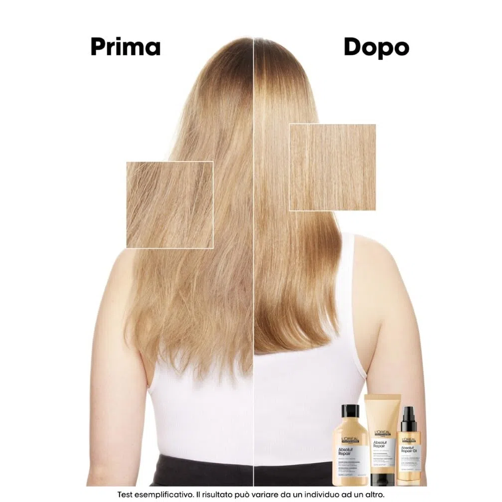L'Oréal Professionnel Paris | Balsamo professionale per capelli secchi e danneggiati Absolut Repair Serie Expert, Formula ristrutturante, 200 ml