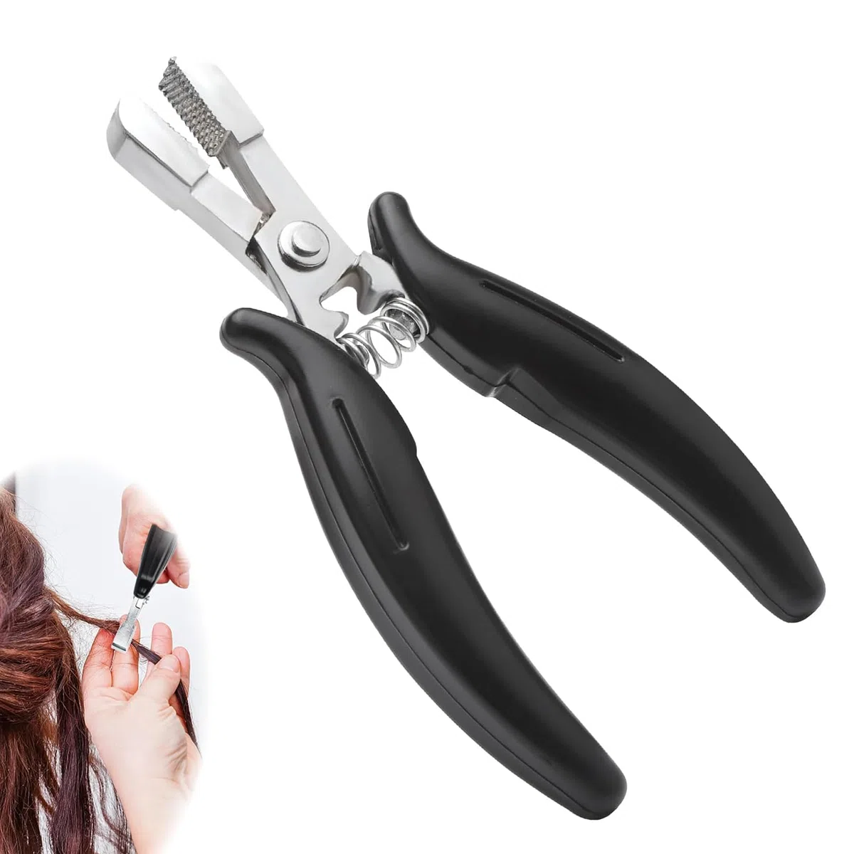 Pinze per extension, solvente per extension, rimozione di extension, strumento di estensione dei capelli, pinza per extension per bonding extension