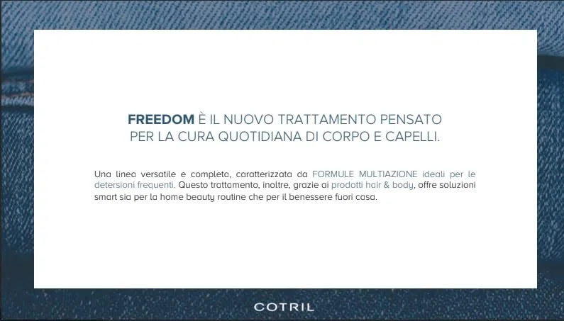 Cotril Freedom Pochette Shower Gel 50ml + Conditioner 50ml