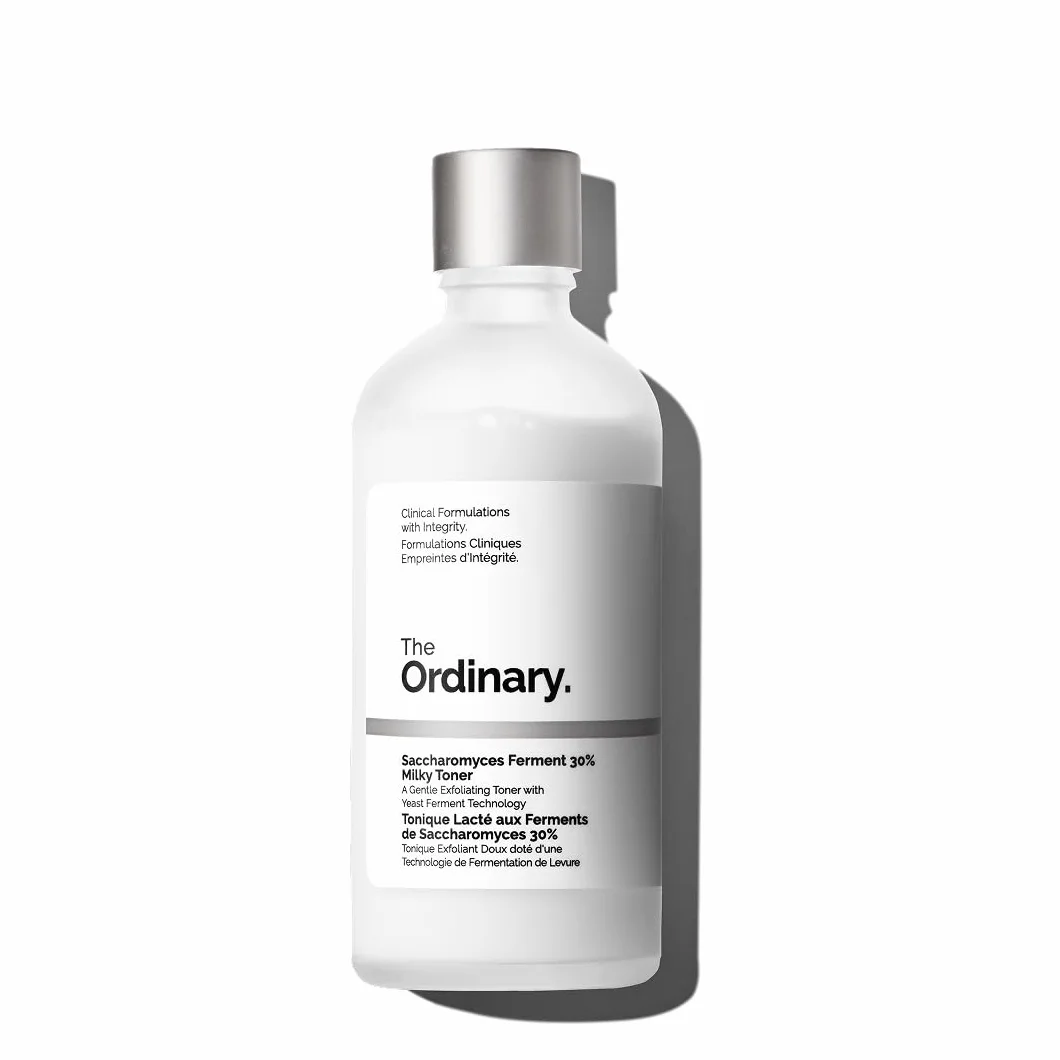 The Ordinary Saccharomyces Ferment 30% Milky Toner 100ml, Tonico viso lattiginoso, Esfoliante e idratante per una pelle più levigata e luminosa