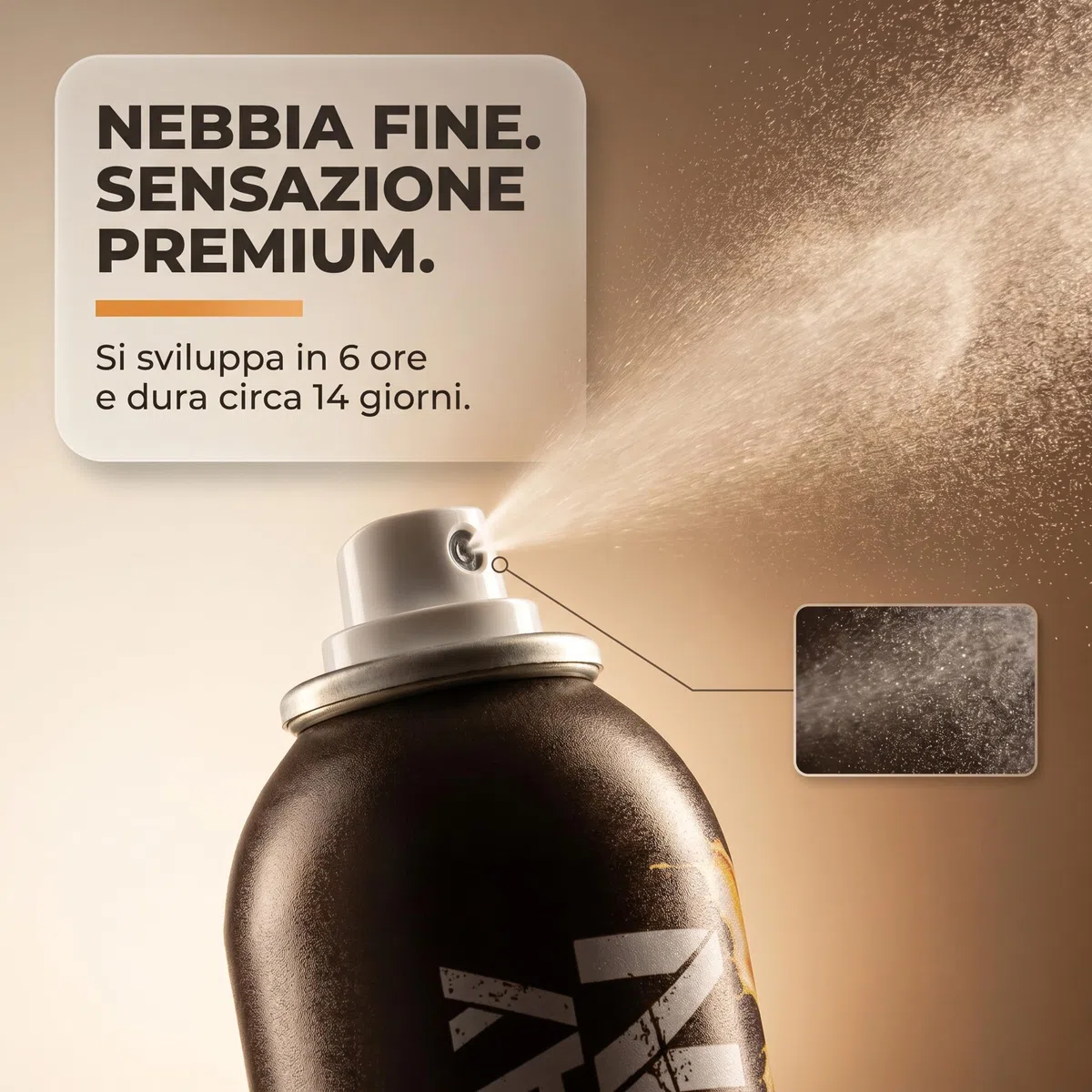 Da'Dude Da Spray Tan – Autoabbronzante Viso e Corpo, Abbronzatura Naturale, Spray a Rapida Asciugatura, Non Macchia, 200 ml
