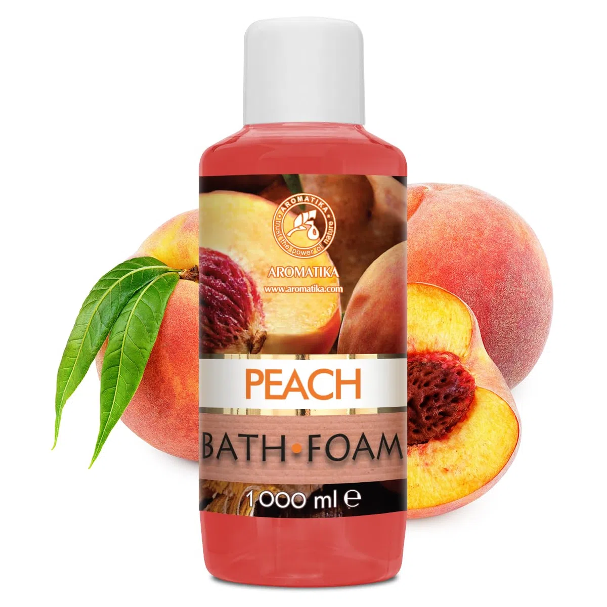 Bagno Schiuma Pesca 1000 ml - Cura del Corpo - Bellezza - Bagno - Idratazione della pelle - Odore Fruttato - Aromaterapia - Bagnoschiuma - Bath foam Peach