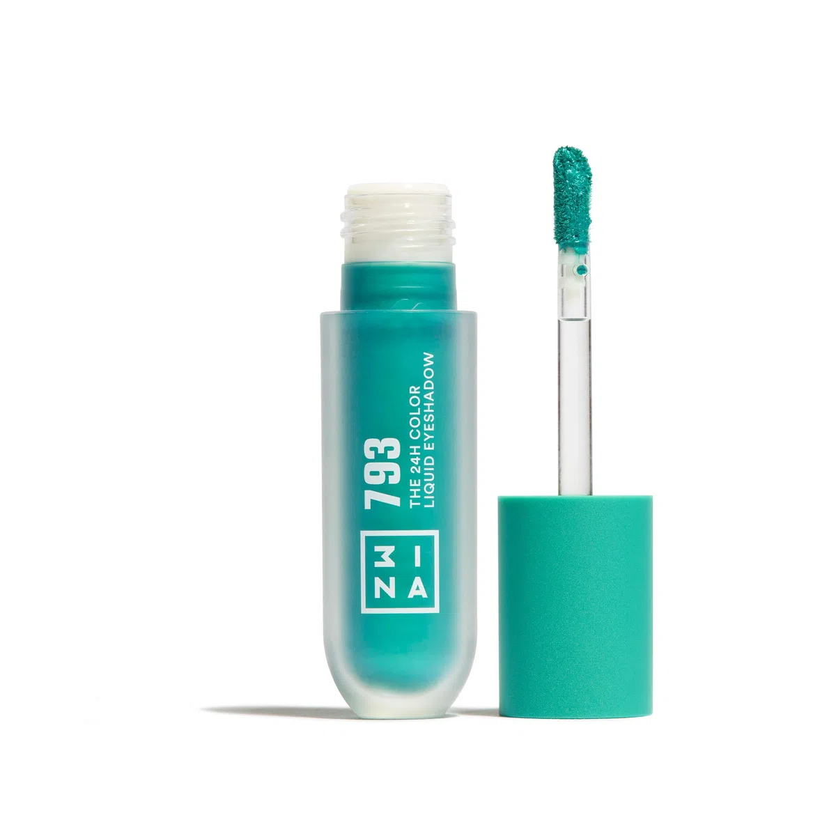 3INA MAKEUP - The 24H Color Liquid Eyeshadow 793 - Turchese - Ombretto Liquido Turchese 24H a Lunga Tenuta Waterproof - Formula Leggera Morbida e Cremosa - Vegan - Cruelty Free