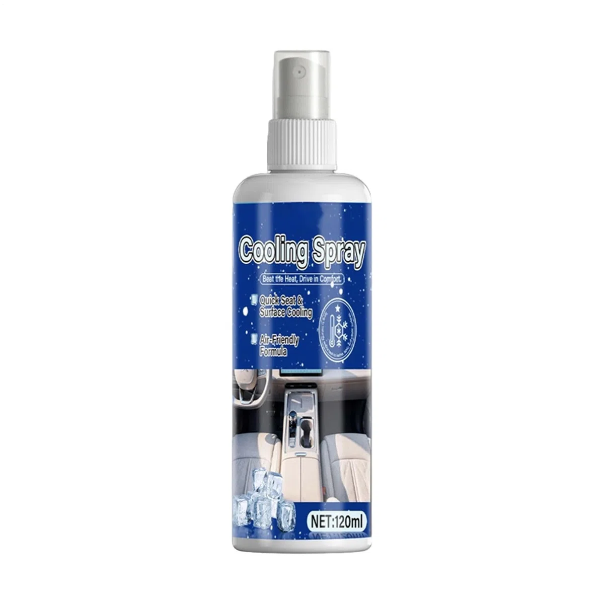 Cool Care Spray | 120ml Spray Idratante Ghiaccio | Rinfrescante per Tutto il Corpo,per campeggio spiaggia piscina sport caldo picnic festival stadio all'aperto escursionismo