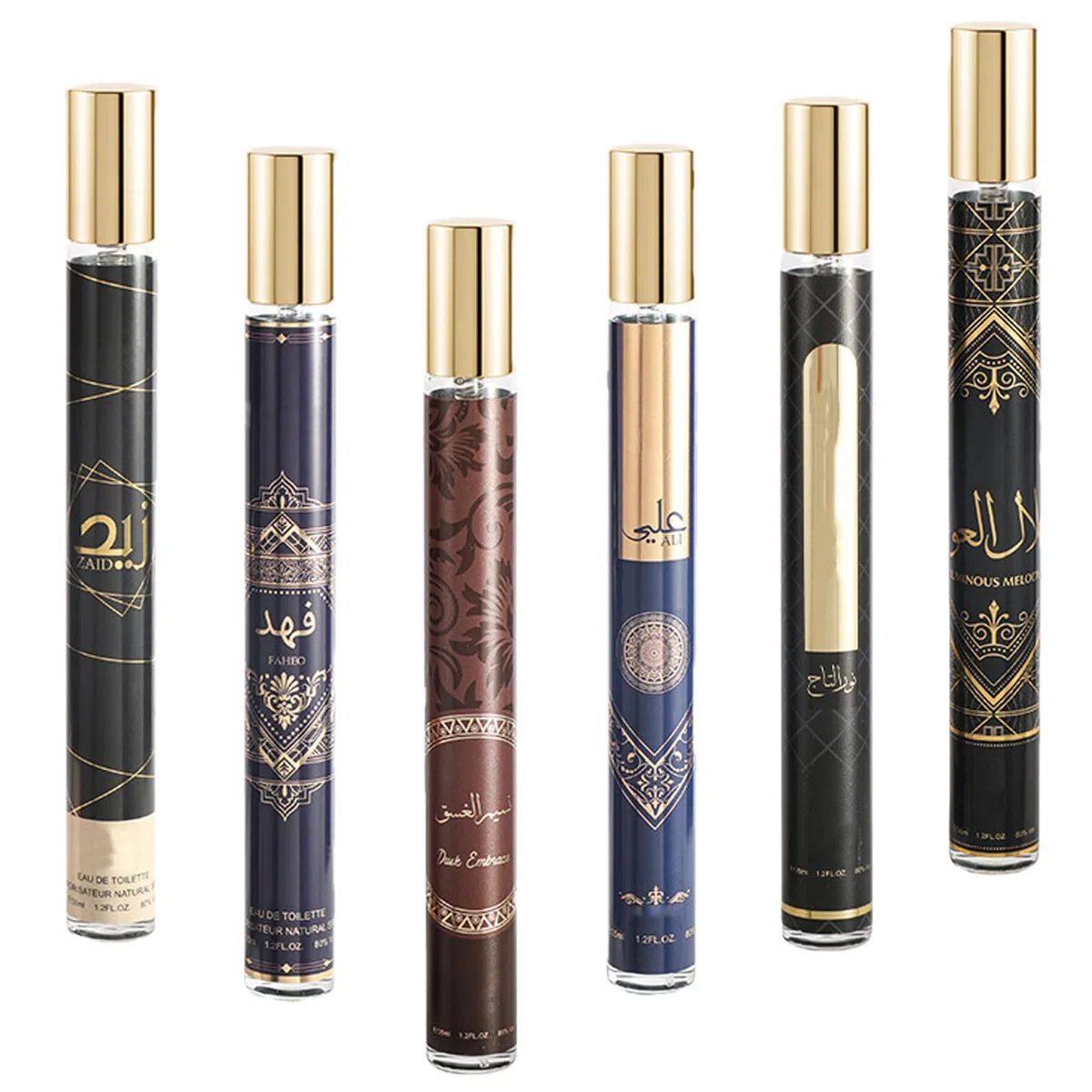 Set Di Profumi Da Uomo, 6 X 35ml Eau De Parfum Uomo Con Patchouli Profumo Arabo Orientale Per Uomo Profumi A Lunga Durata Set Per Te, Natale, Capodanno, San Valentino
