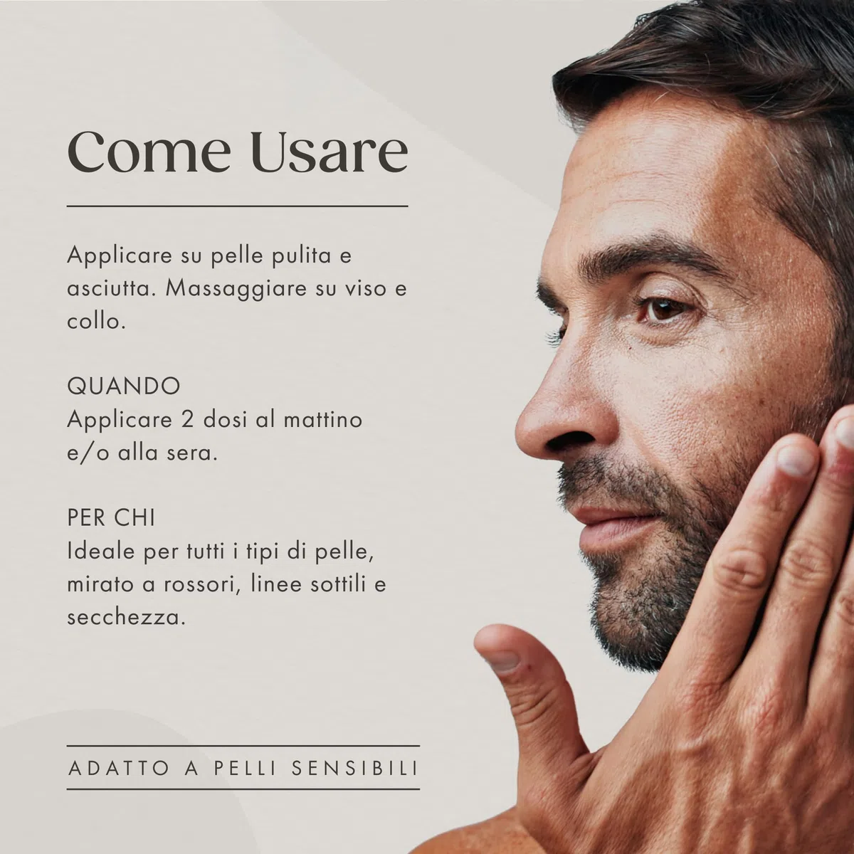 Satin Naturel Crema Viso Uomo 100 ml – Con Aloe Vera Biologica, Acido Ialuronico, Olio di Argan & Squalano – Crema Idratante Anti-Età per Tutti i Tipi di Pelle – Vegana & Cosmetica Naturale