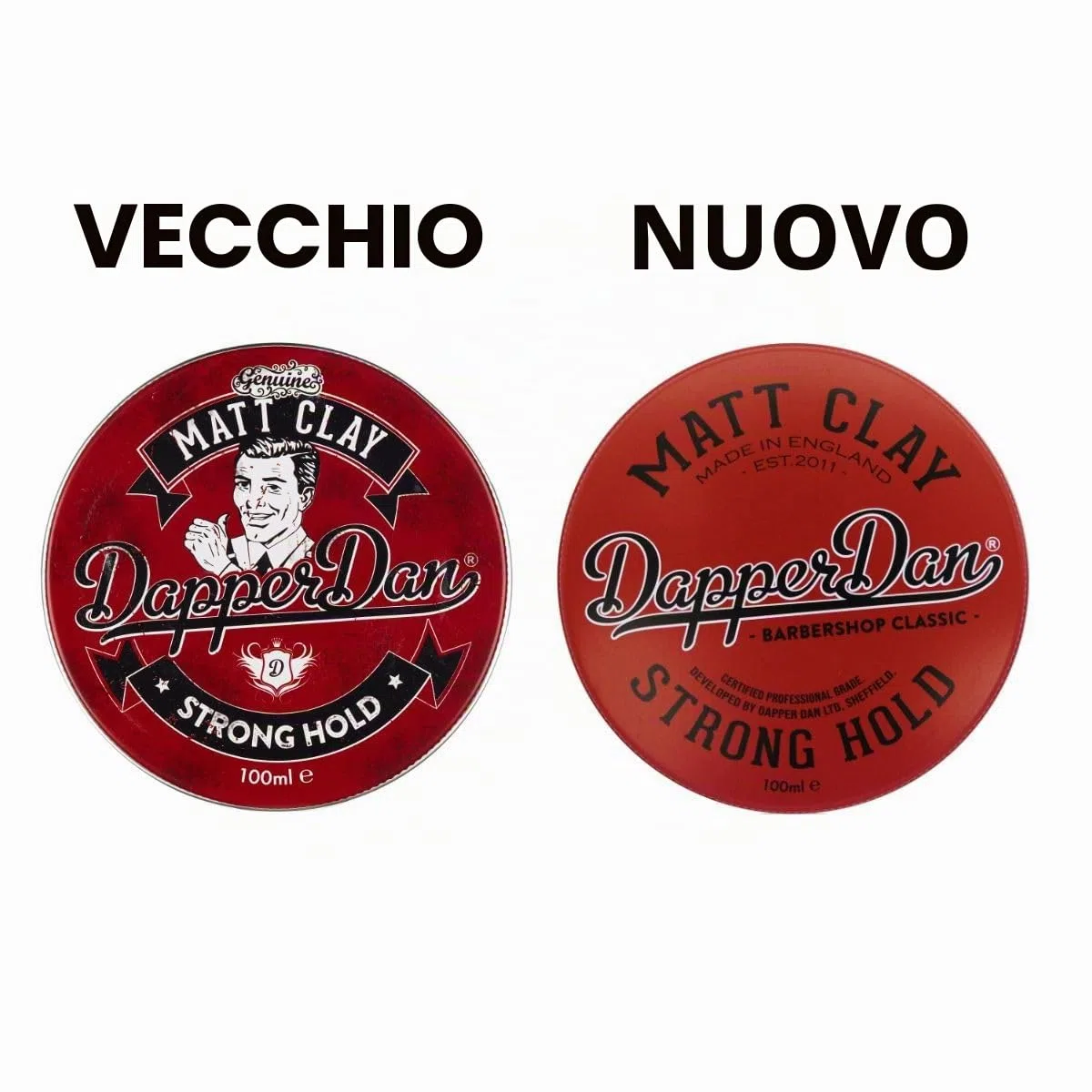 Dapper Dan, argilla opaca a tenuta forte, finitura opaca, zafferano affumicato e profumo per pelle, 100 ml