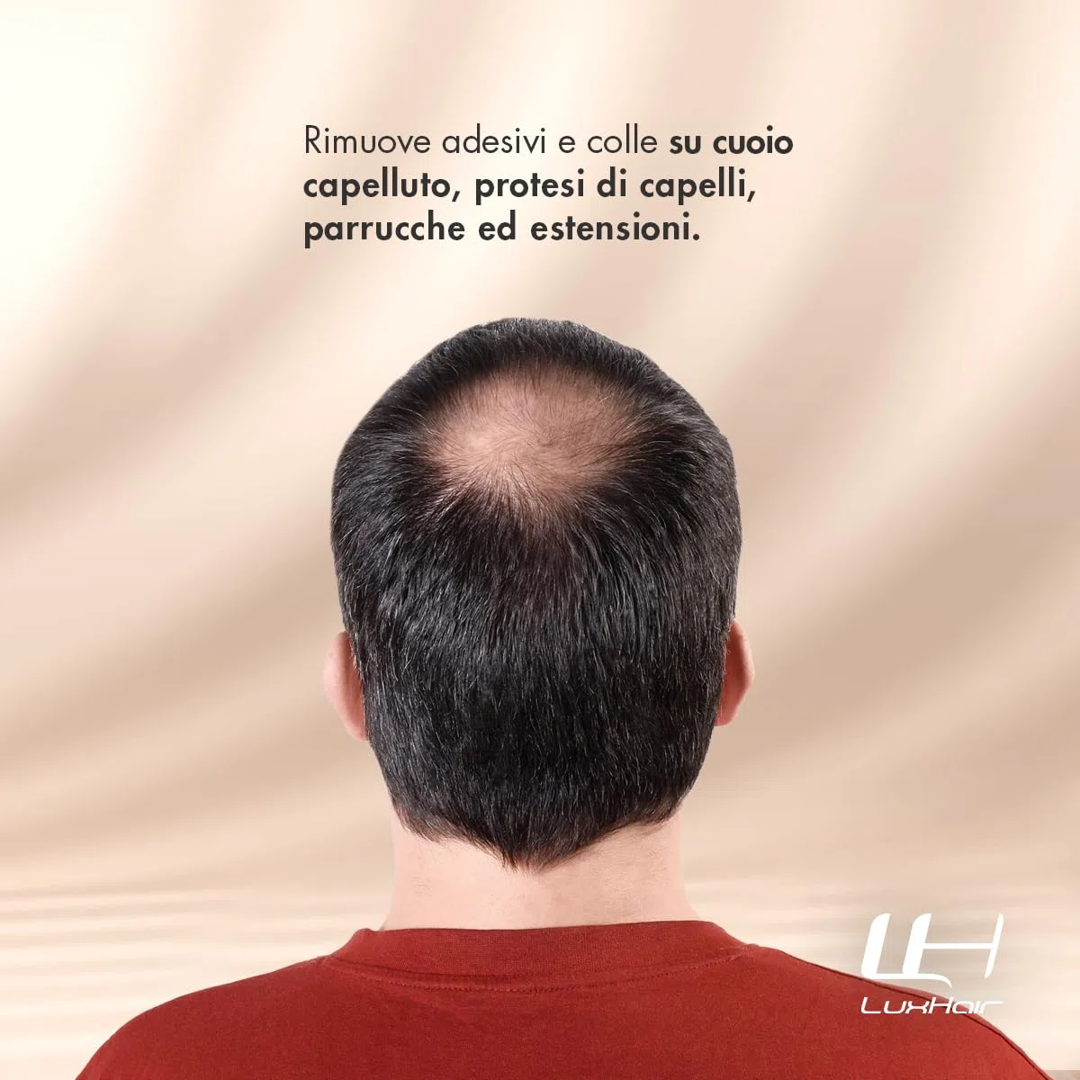 LuxHair C22 solvente per protesi capelli, extension e parrucche. Aiuta a rimuovere la colla per capelli e i nastri dai capelli e dal cuoio capelluto | 250 ml |