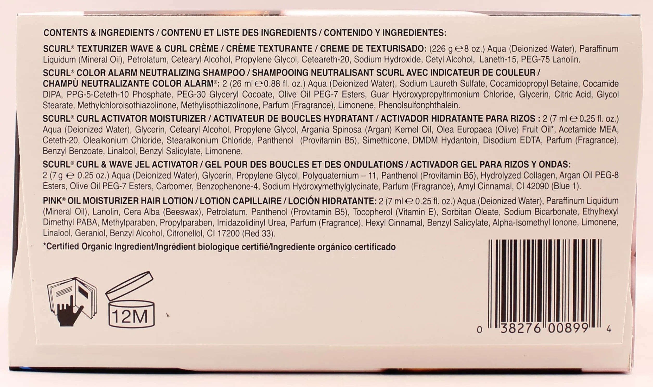 Scurl TEXTURIZER - 2 applicazioni per kit capelli ricci