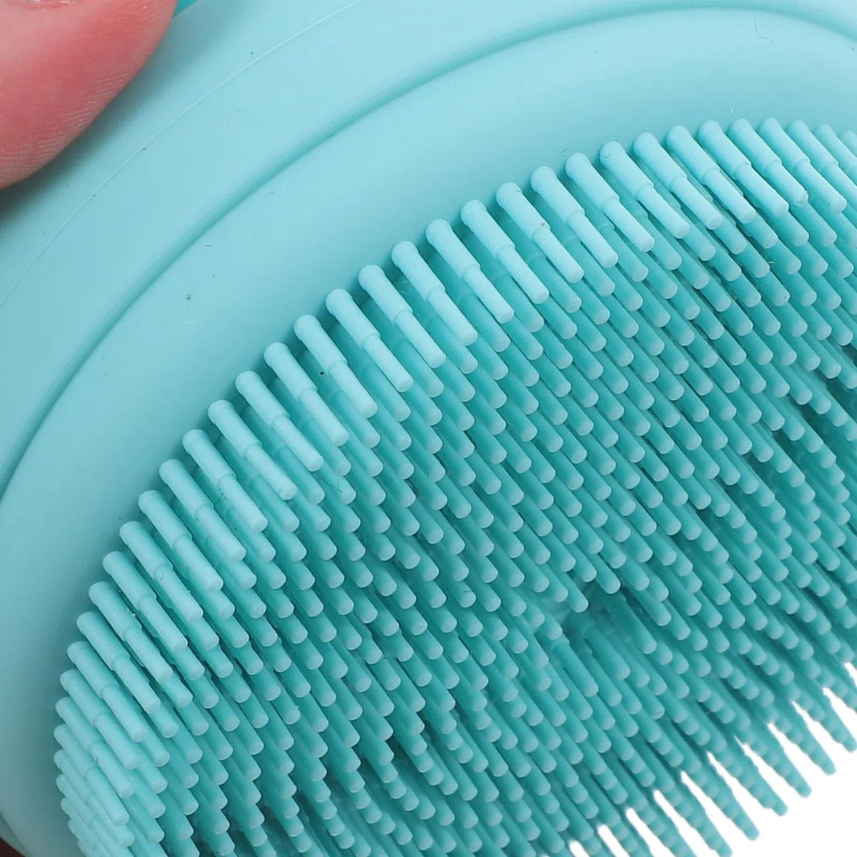Handso Porta Saponetta Scrubber Corpo Silicone in 2 Pezzi, Spazzola da Bagno Multifunzionale Esfoliante in Silicone Copertura Protettiva per Uso Doccia e All'aperto
